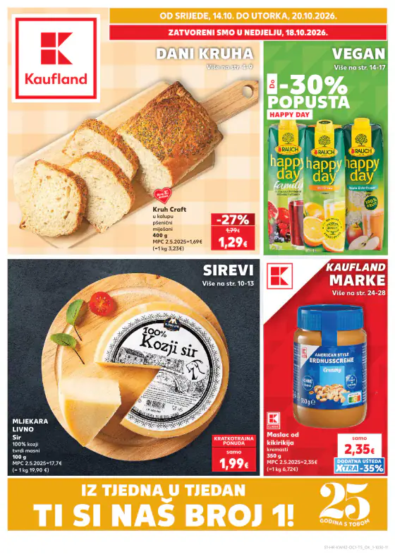 Kaufland Horvátország akciós újság – okt. 14–20.