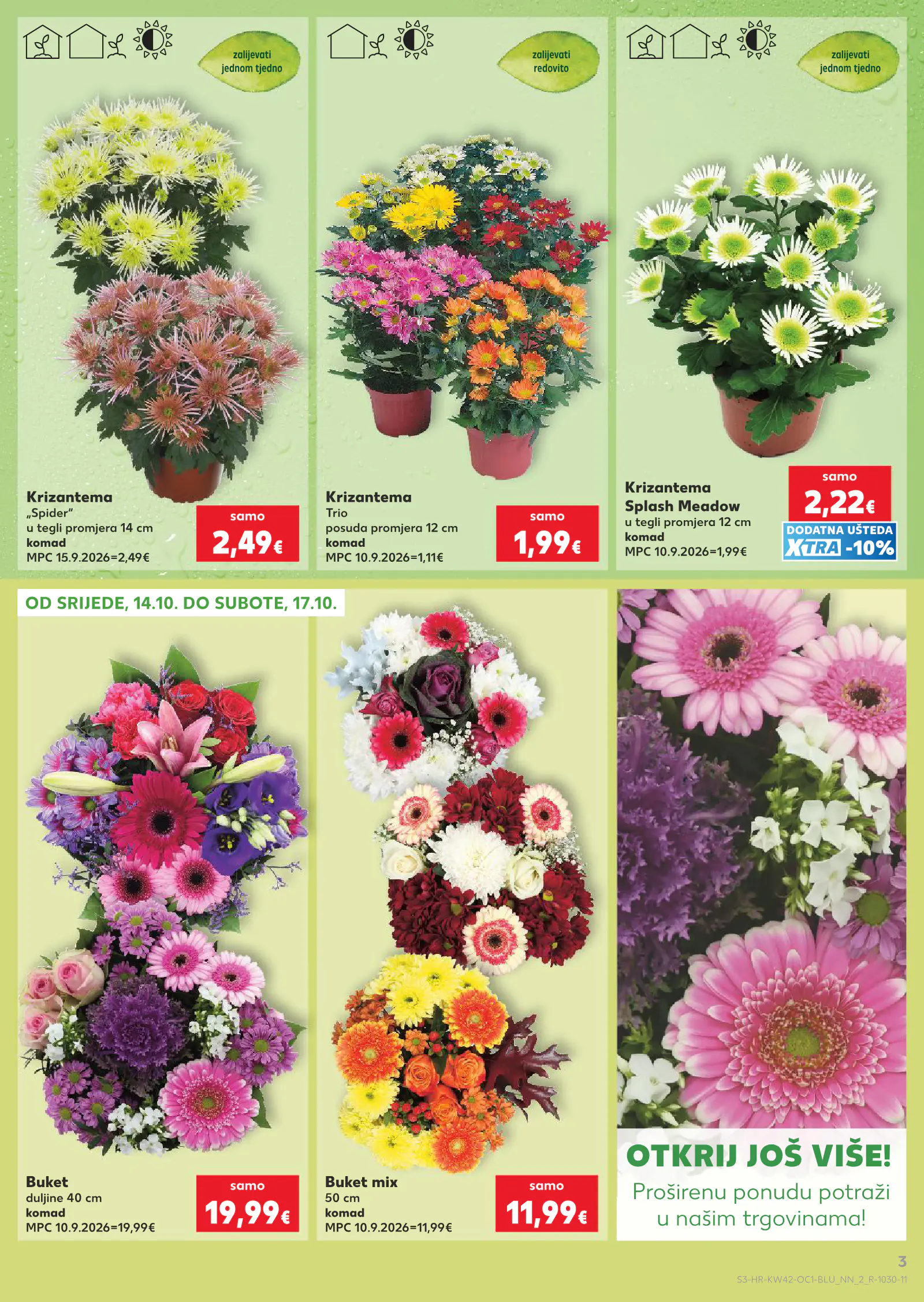 Kaufland Horvátország akciós újság, 3. oldal (okt. 14–20.)