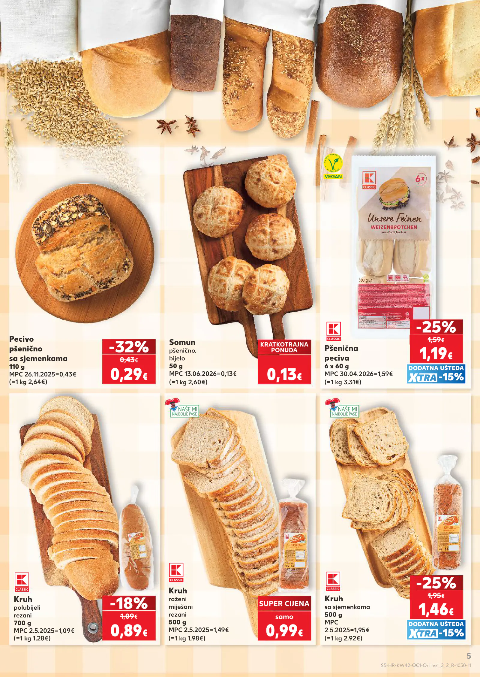 Kaufland Horvátország akciós újság, 5. oldal (okt. 14–20.)