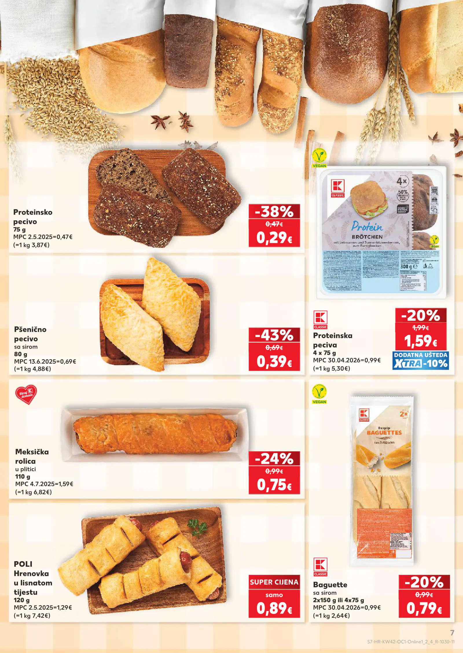 Kaufland Horvátország akciós újság, 7. oldal (okt. 14–20.)