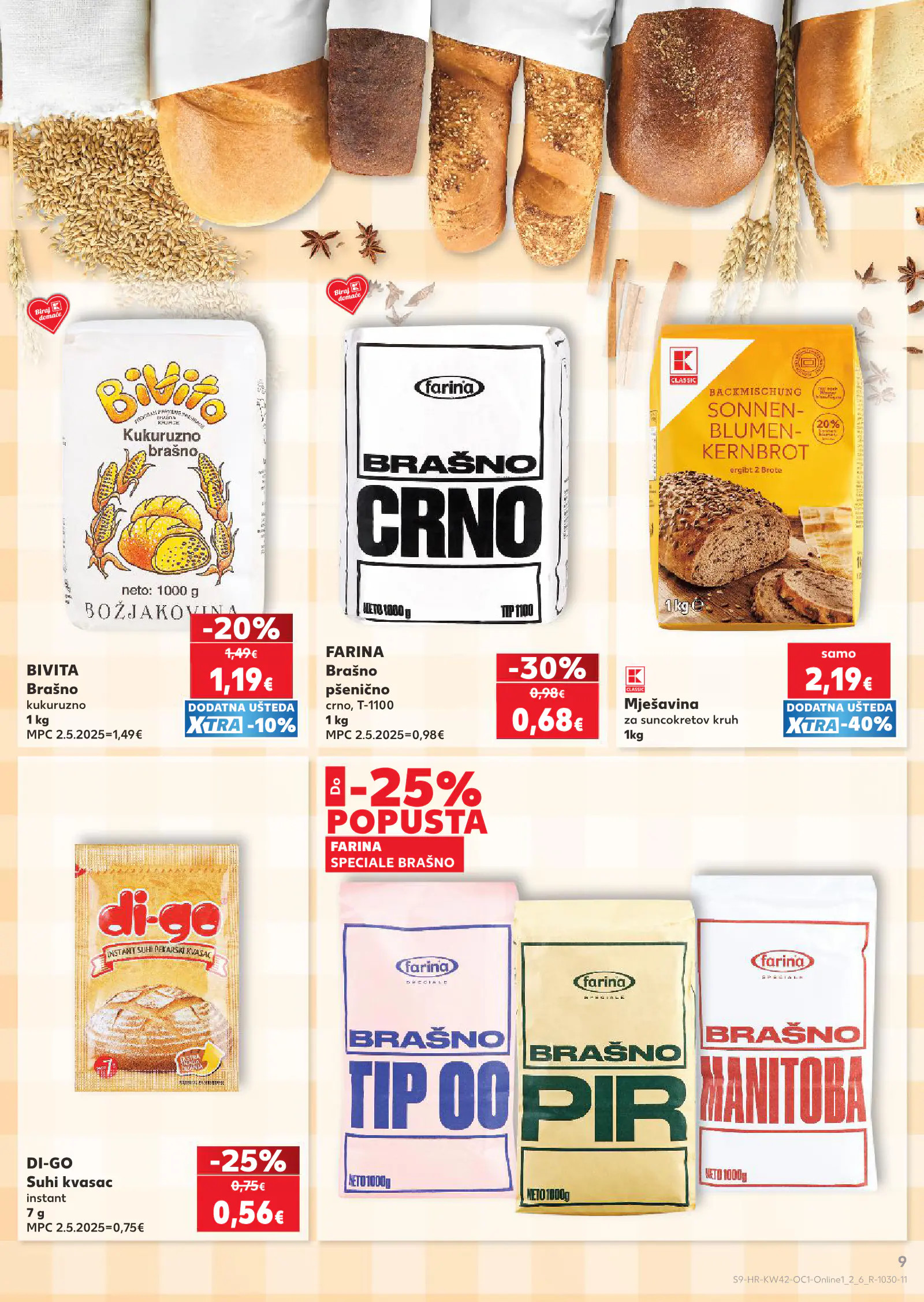 Kaufland Horvátország akciós újság, 9. oldal (okt. 14–20.)