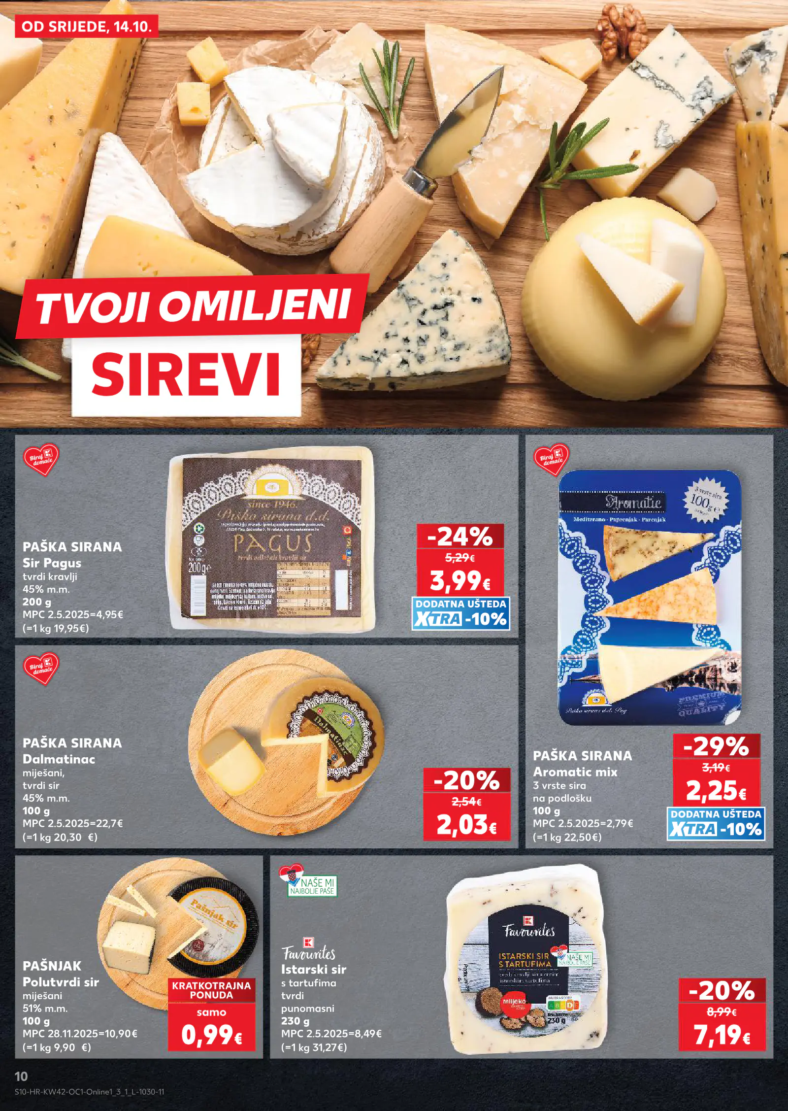 Kaufland Horvátország akciós újság, 10. oldal (okt. 14–20.)