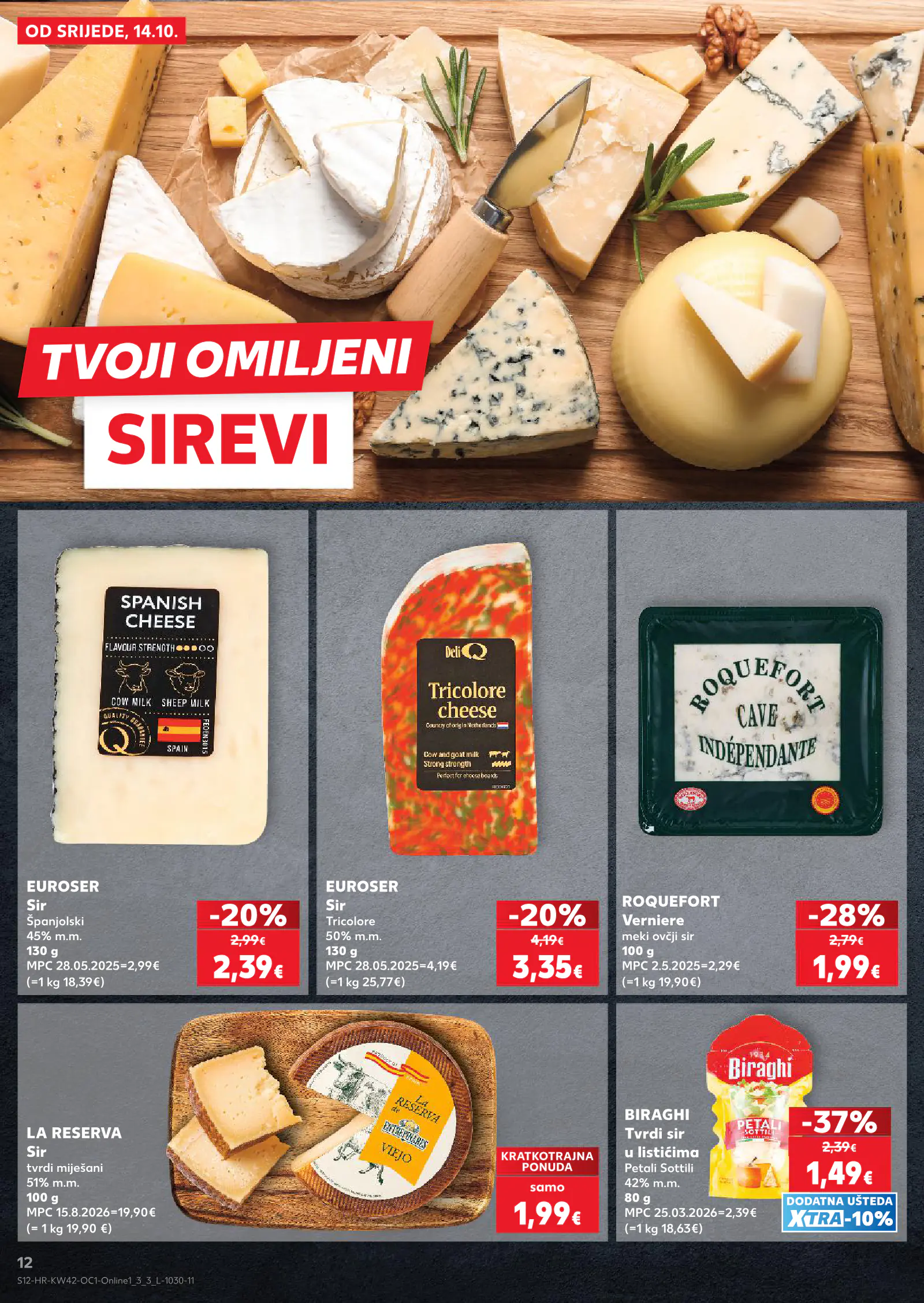 Kaufland Horvátország akciós újság, 12. oldal (okt. 14–20.)