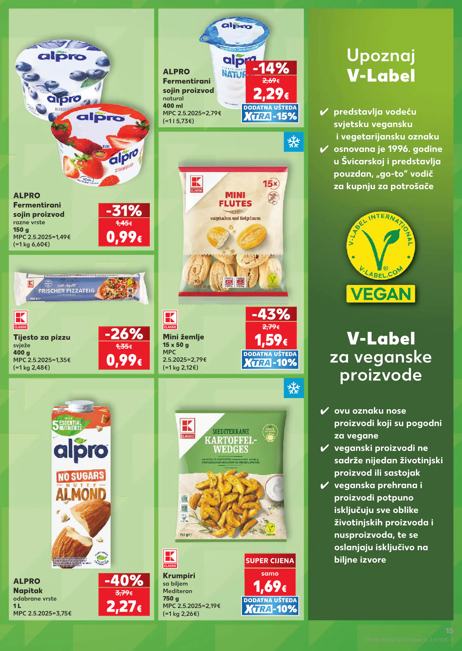 Kaufland Horvátország akciós újság, 15. oldal (okt. 14–20.)