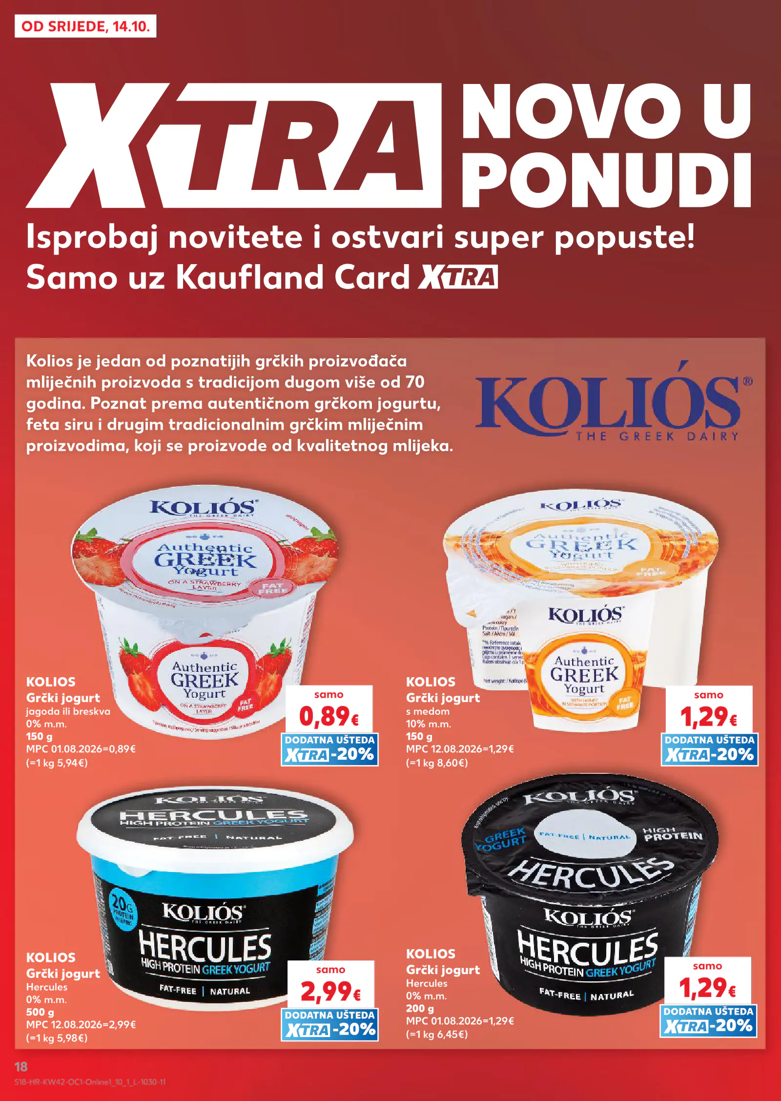 Kaufland Horvátország akciós újság, 18. oldal (okt. 14–20.)