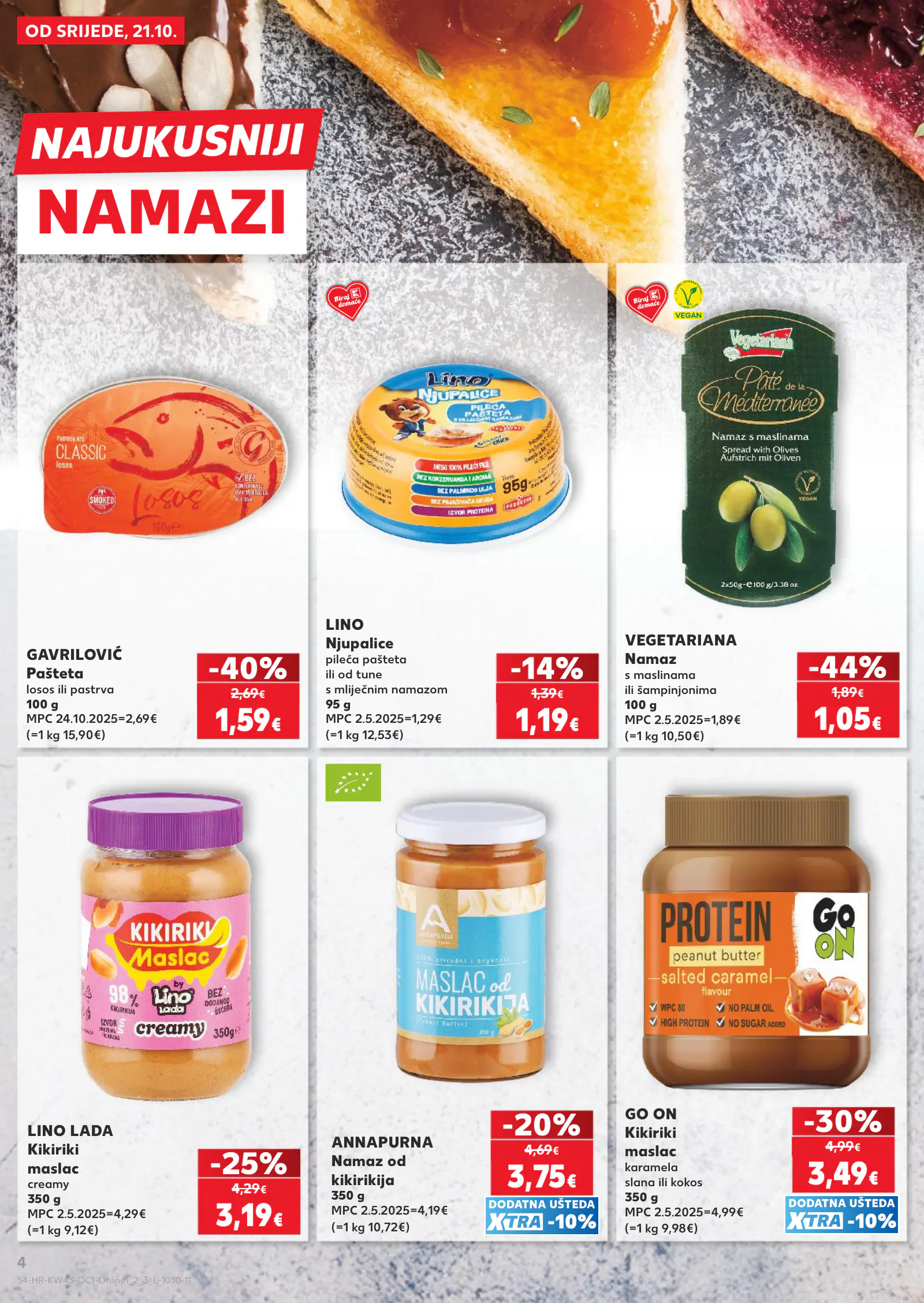 Kaufland Horvátország akciós újság, 4. oldal (okt. 21–27.)