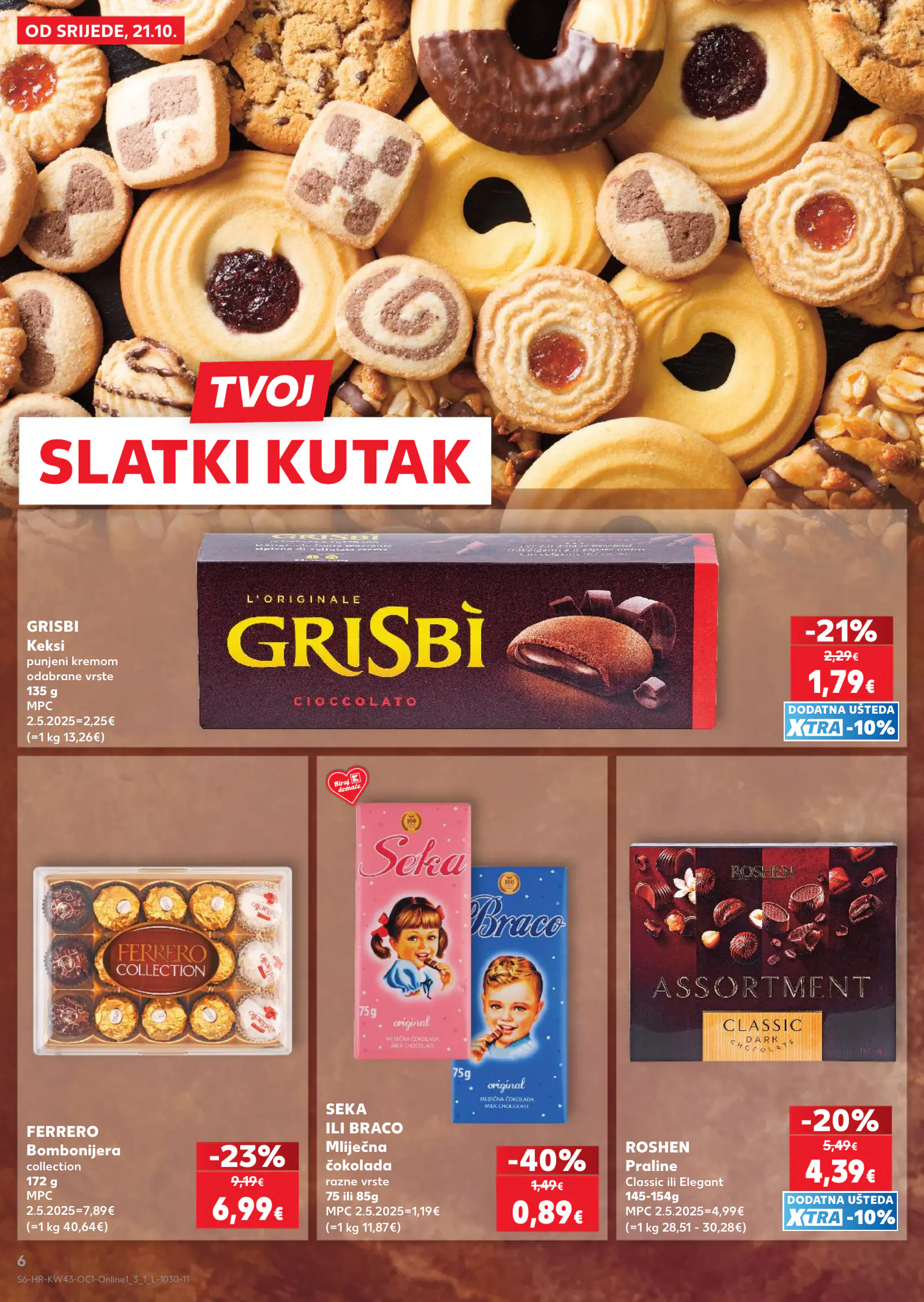 Kaufland Horvátország akciós újság, 6. oldal (okt. 21–27.)