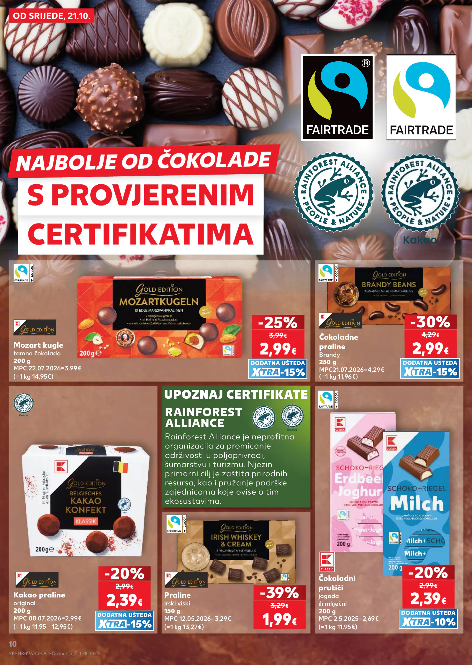 Kaufland Horvátország akciós újság, 10. oldal (okt. 21–27.)