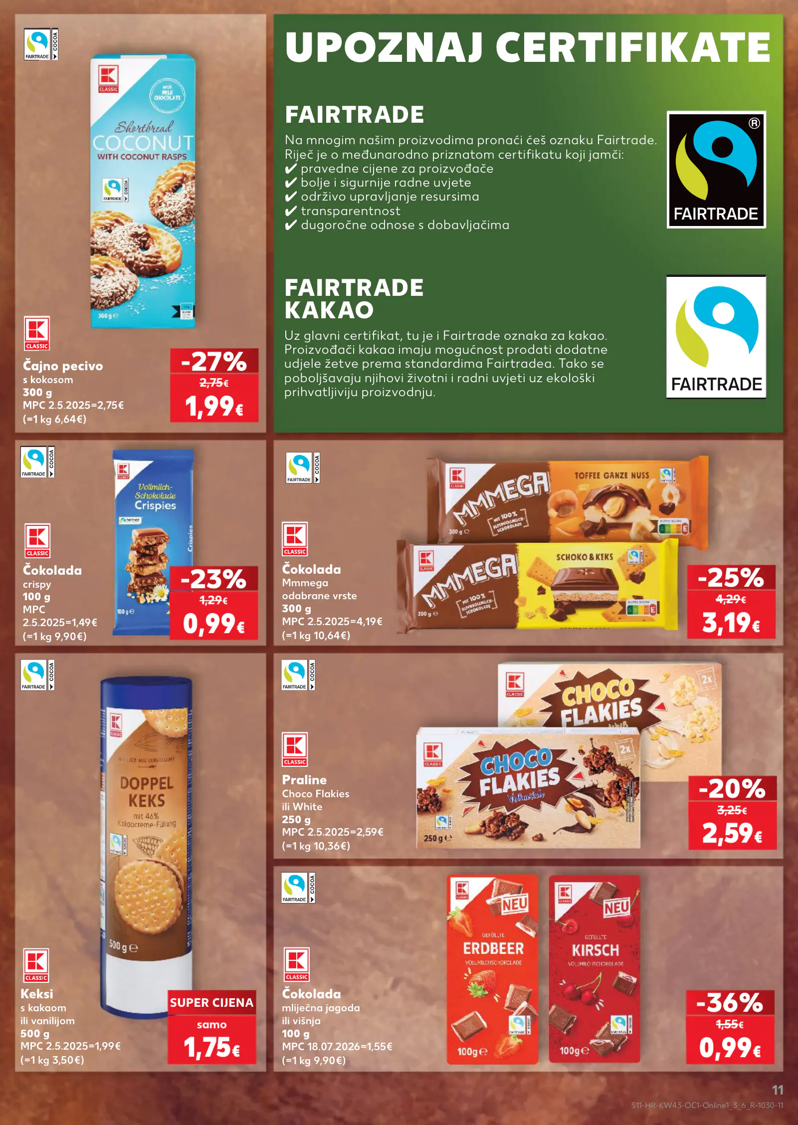 Kaufland Horvátország akciós újság, 11. oldal (okt. 21–27.)