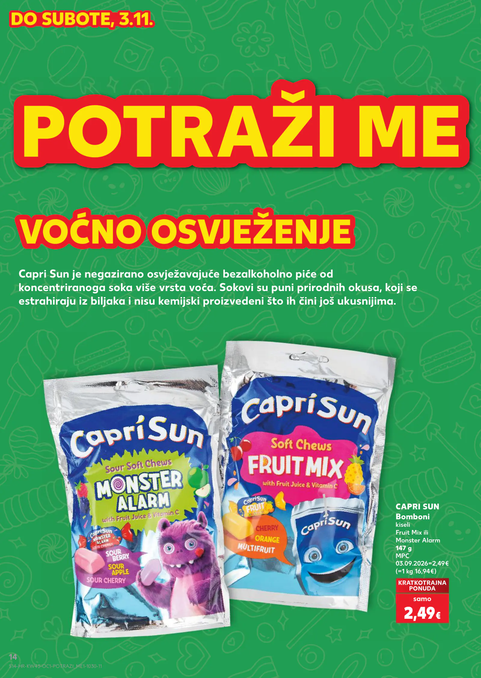 Kaufland Horvátország akciós újság, 14. oldal (okt. 21–27.)
