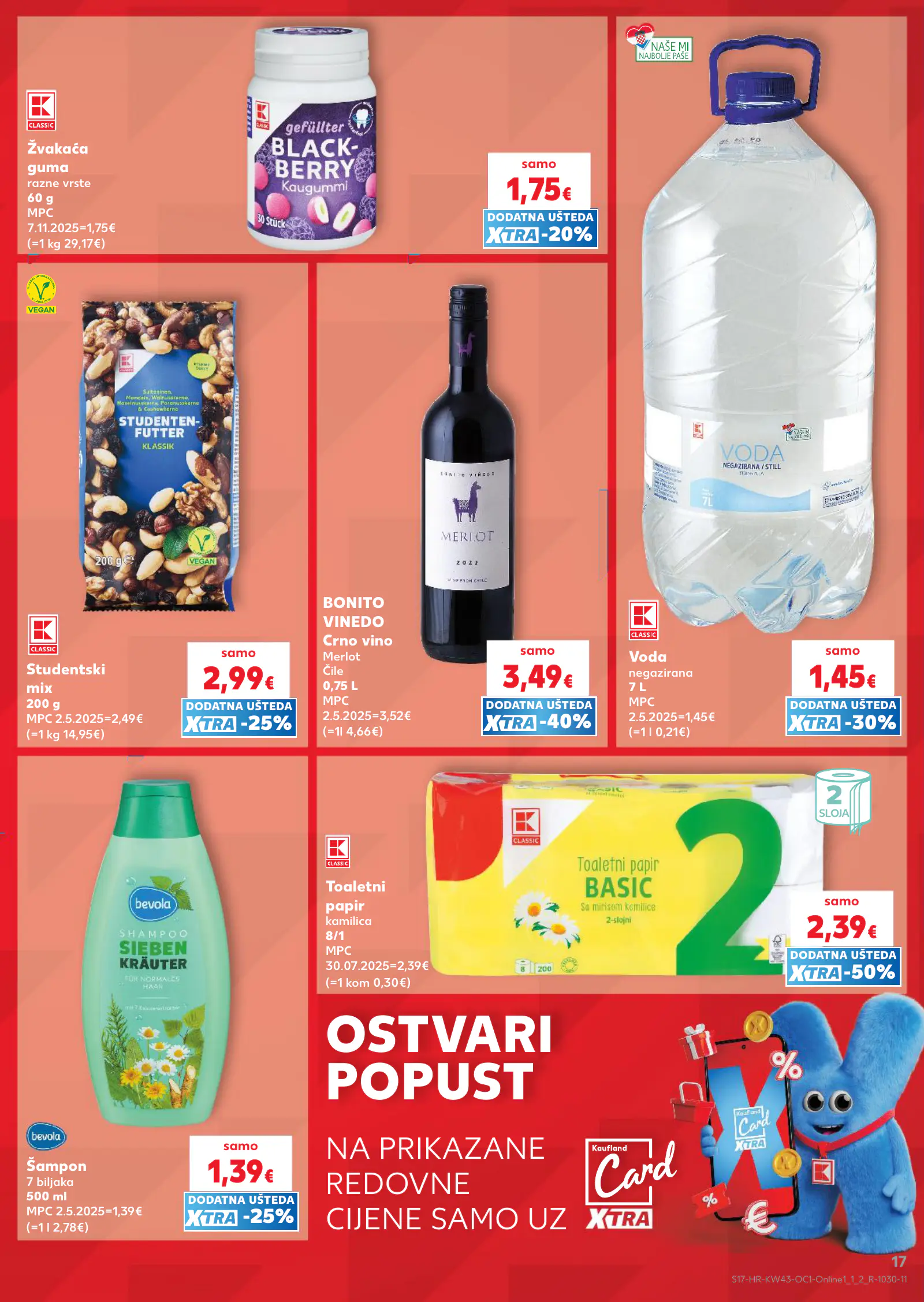 Kaufland Horvátország akciós újság, 17. oldal (okt. 21–27.)