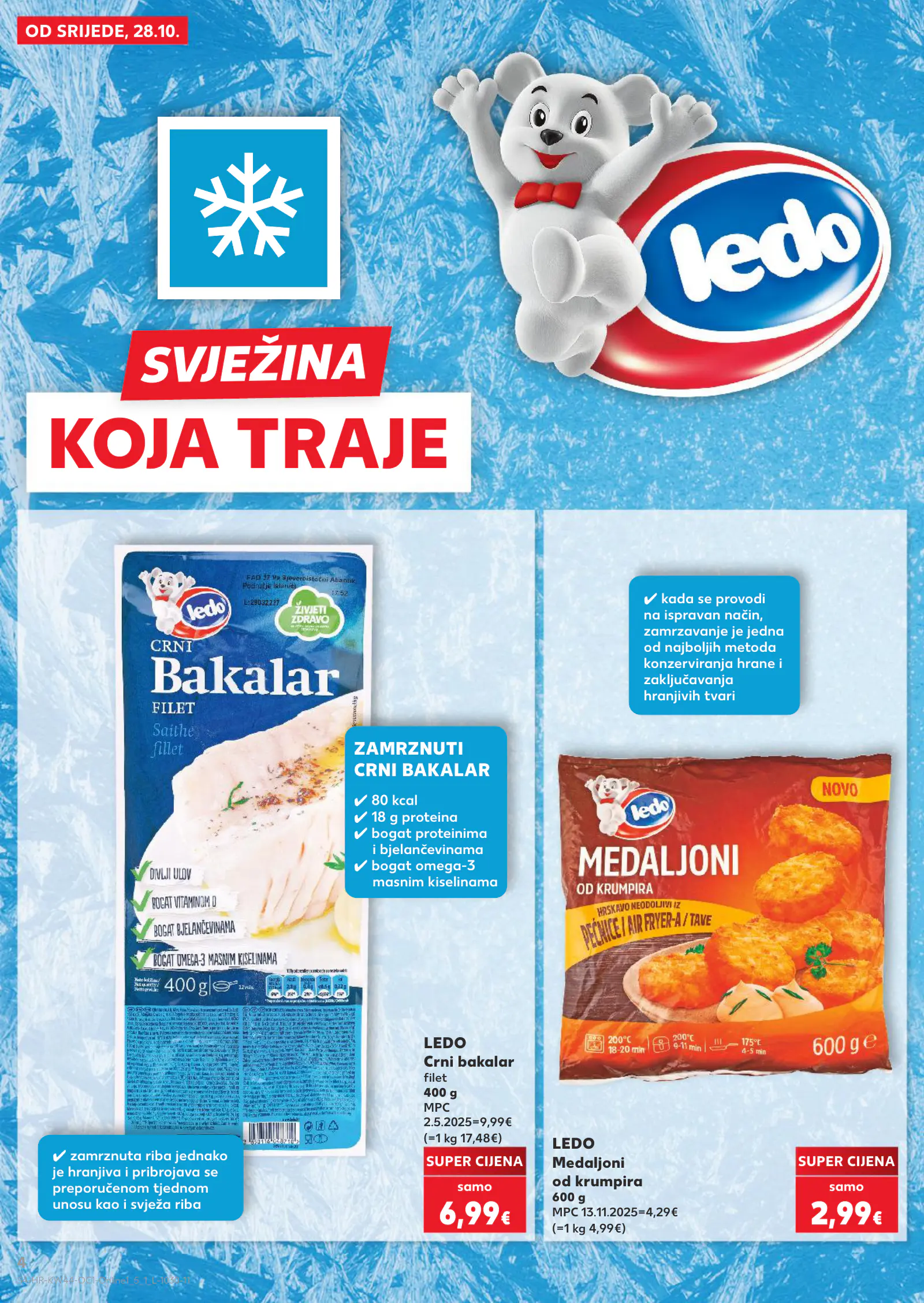 Kaufland Horvátország akciós újság, 4. oldal (okt. 28. – nov. 3.)