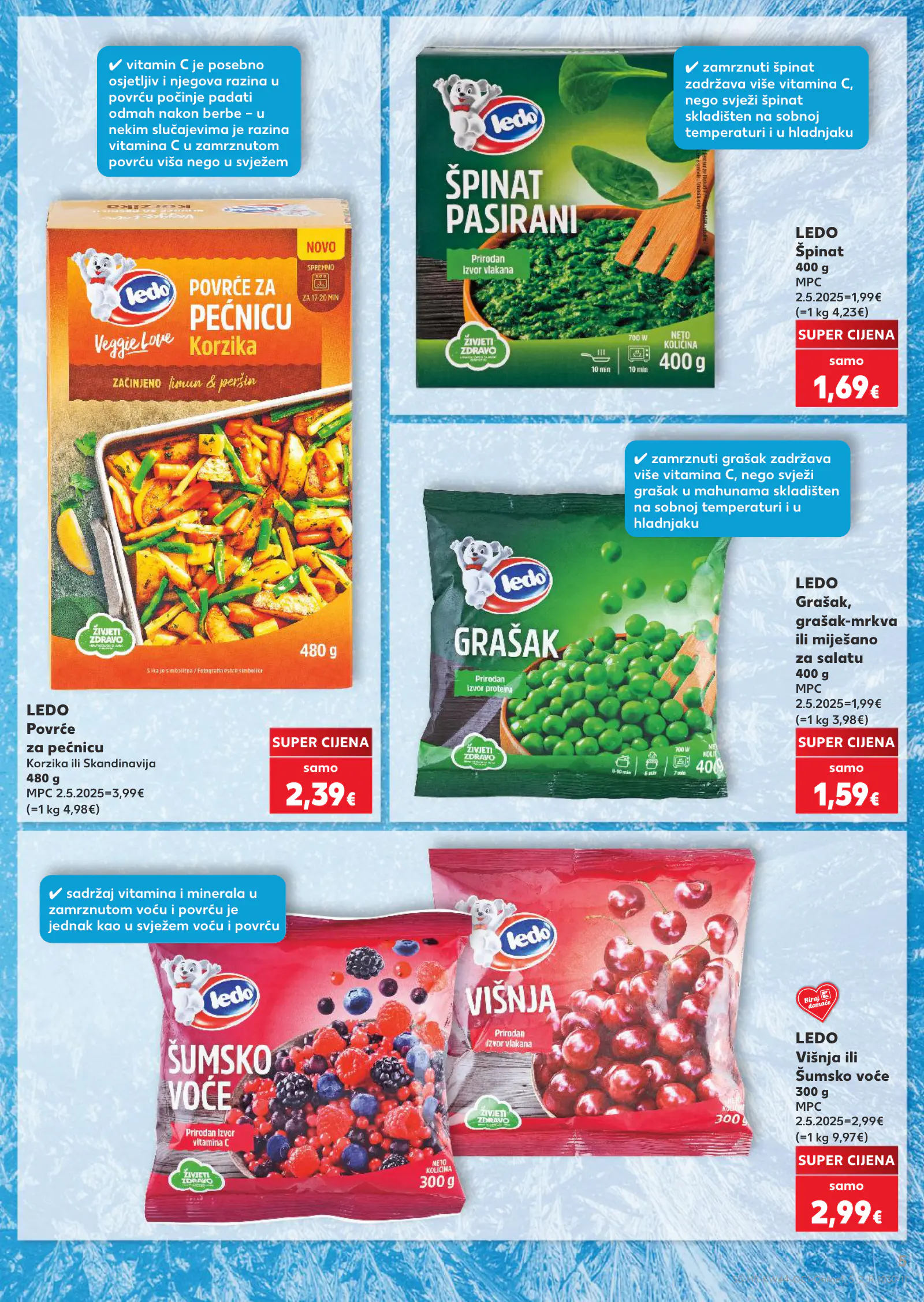 Kaufland Horvátország akciós újság, 5. oldal (okt. 28. – nov. 3.)