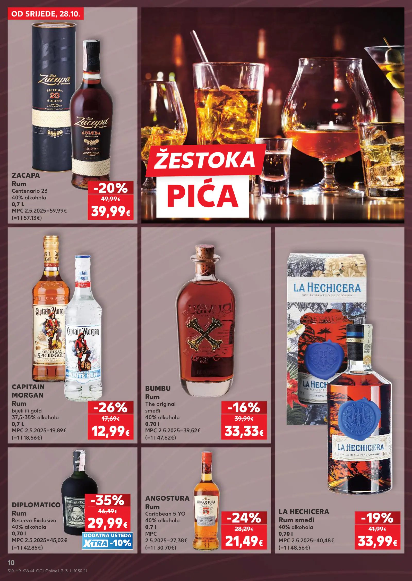 Kaufland Horvátország akciós újság, 10. oldal (okt. 28. – nov. 3.)