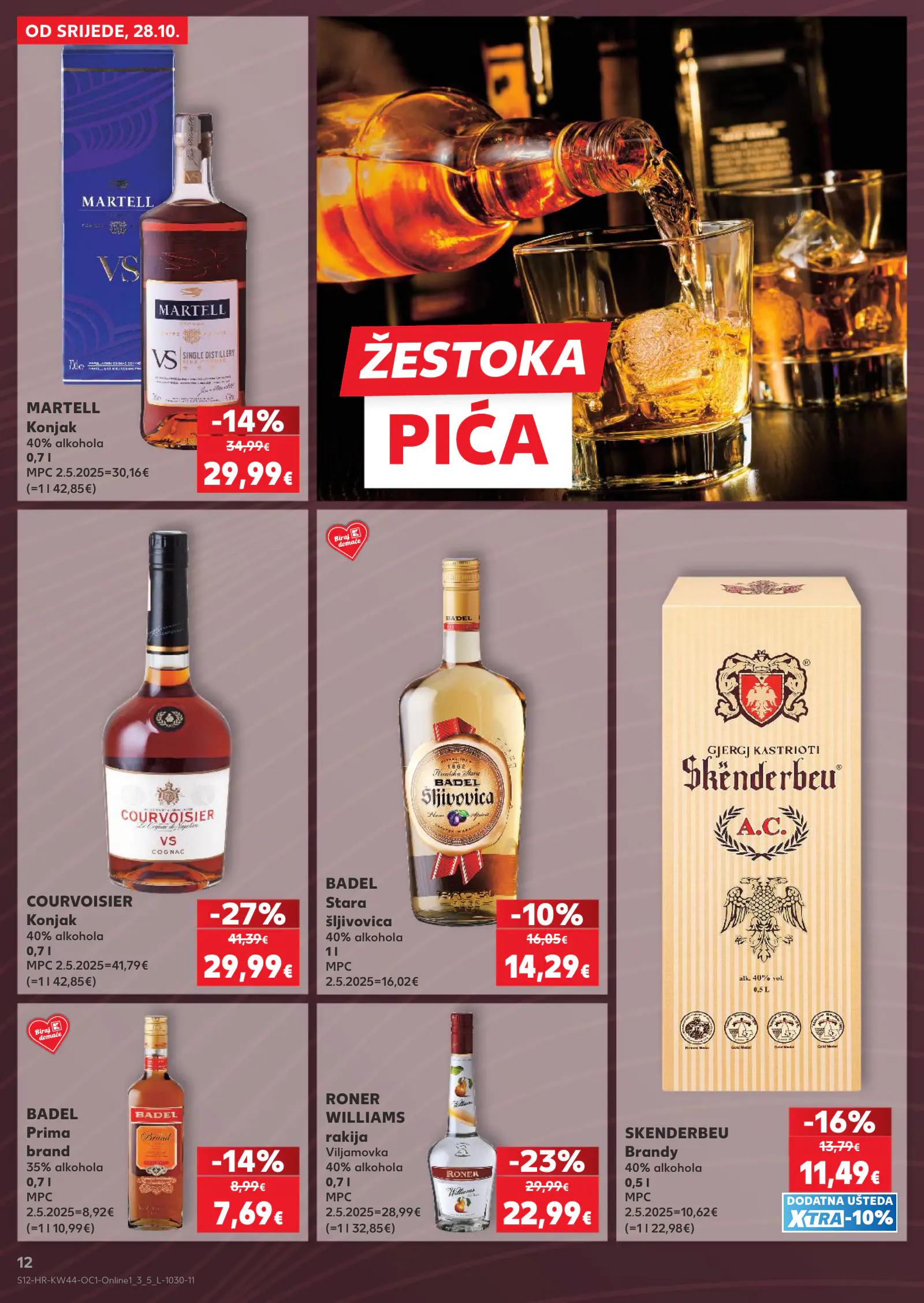 Kaufland Horvátország akciós újság, 12. oldal (okt. 28. – nov. 3.)