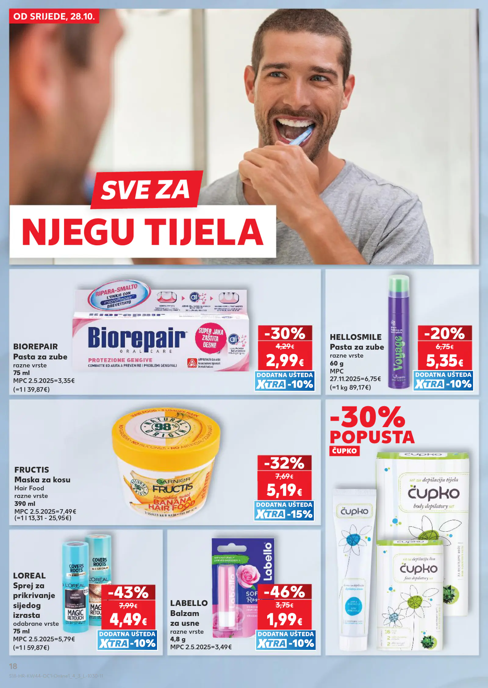 Kaufland Horvátország akciós újság, 18. oldal (okt. 28. – nov. 3.)