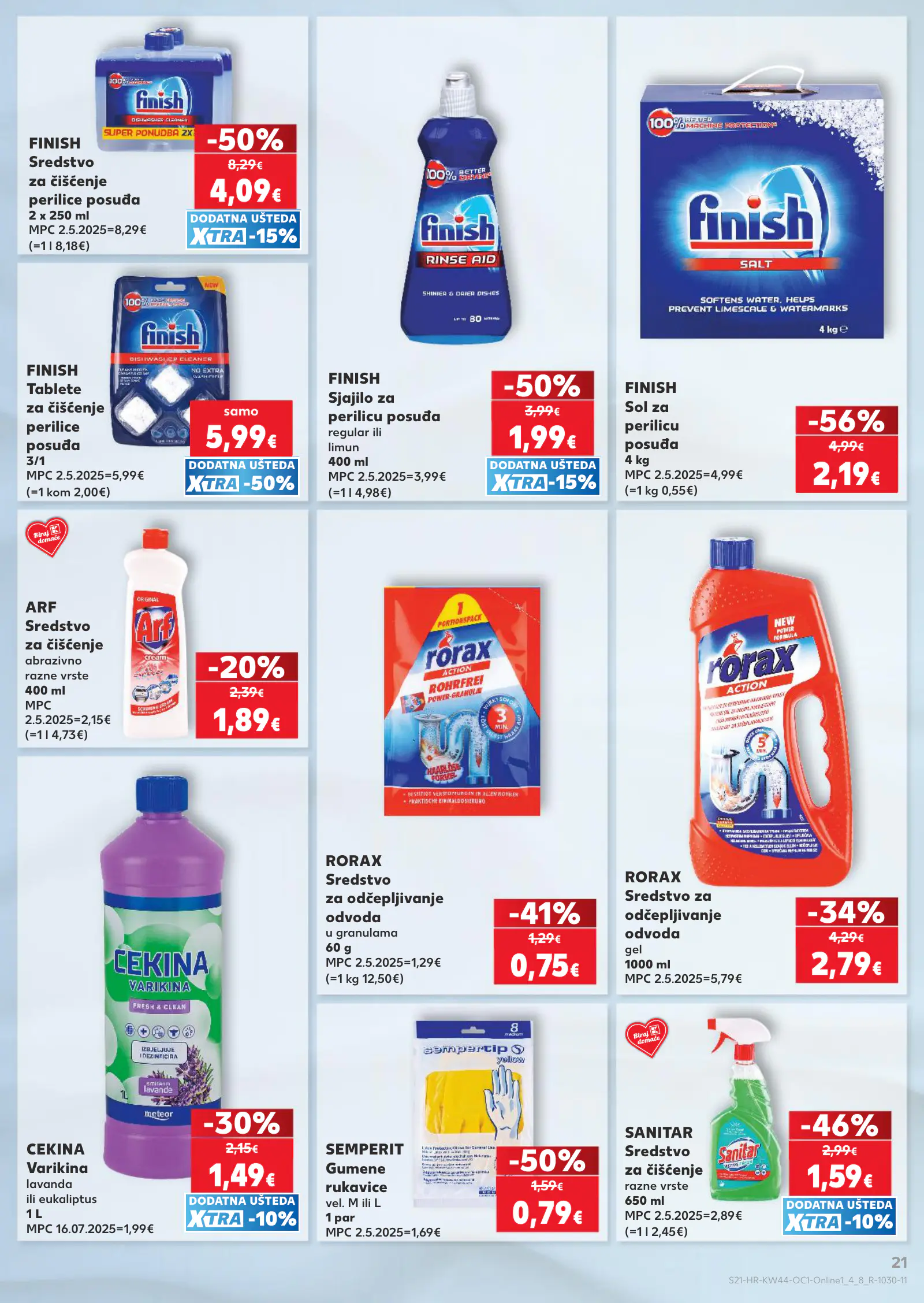 Kaufland Horvátország akciós újság, 21. oldal (okt. 28. – nov. 3.)