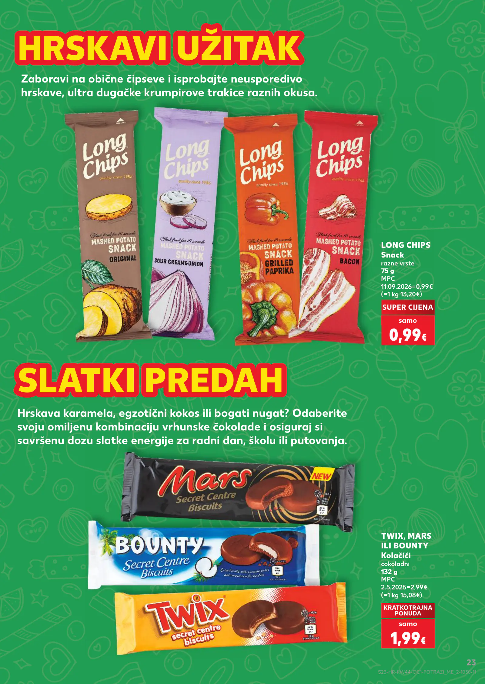 Kaufland Horvátország akciós újság, 23. oldal (okt. 28. – nov. 3.)