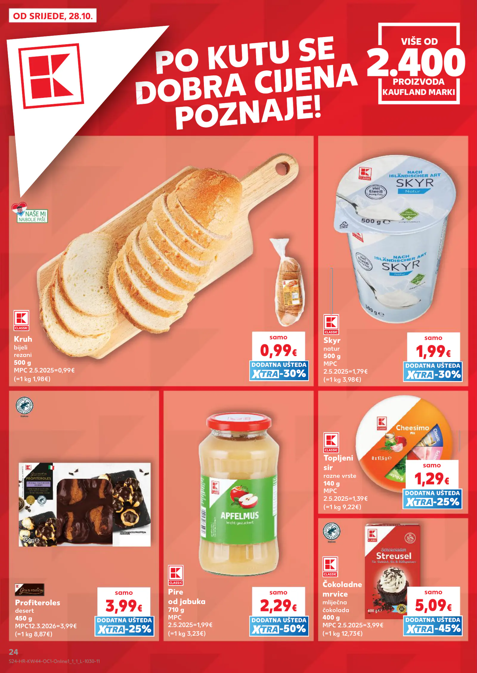 Kaufland Horvátország akciós újság, 24. oldal (okt. 28. – nov. 3.)