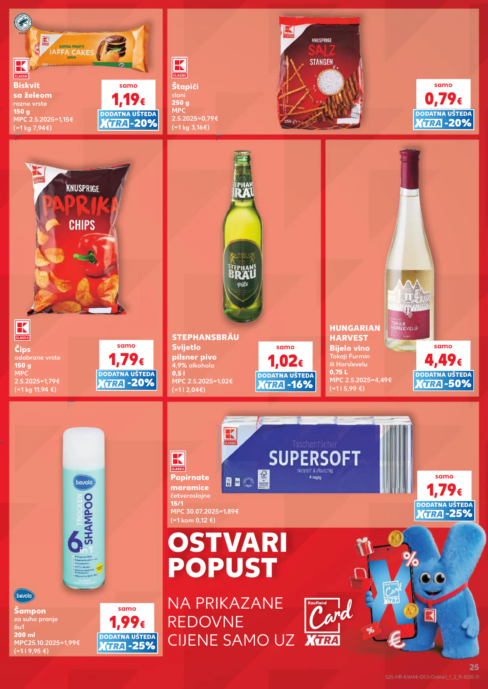 Kaufland Horvátország akciós újság, 25. oldal (okt. 28. – nov. 3.)