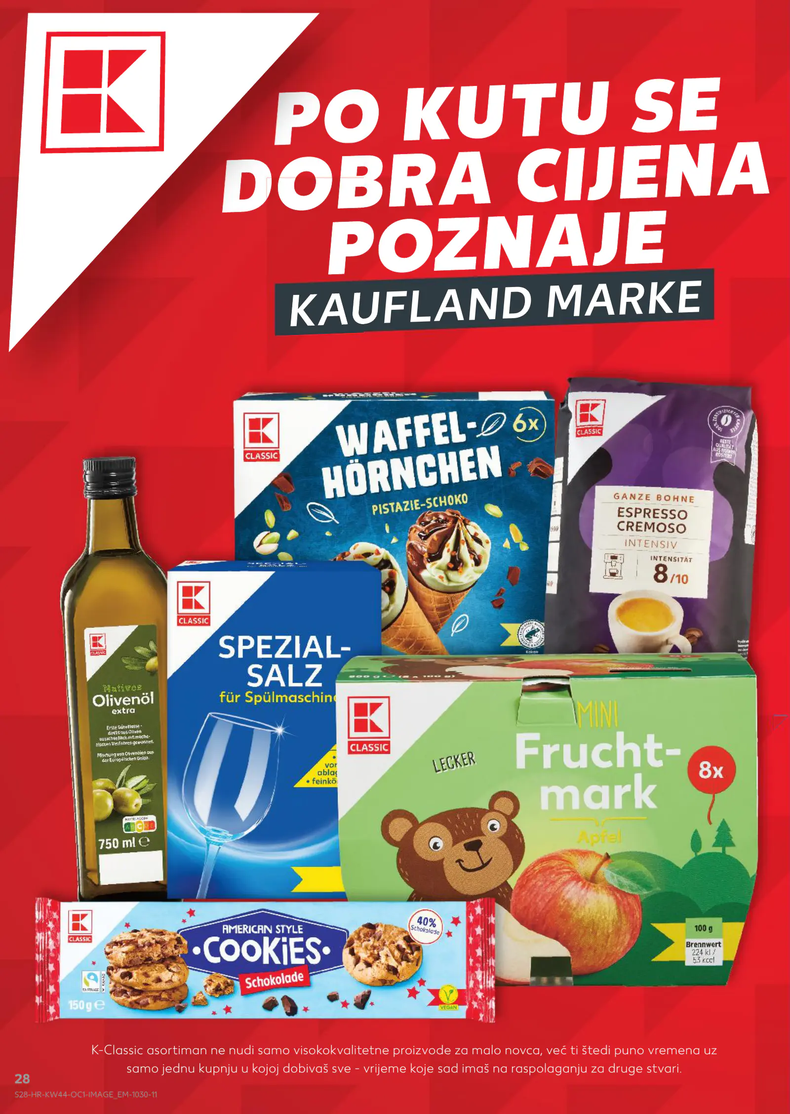 Kaufland Horvátország akciós újság, 28. oldal (okt. 28. – nov. 3.)