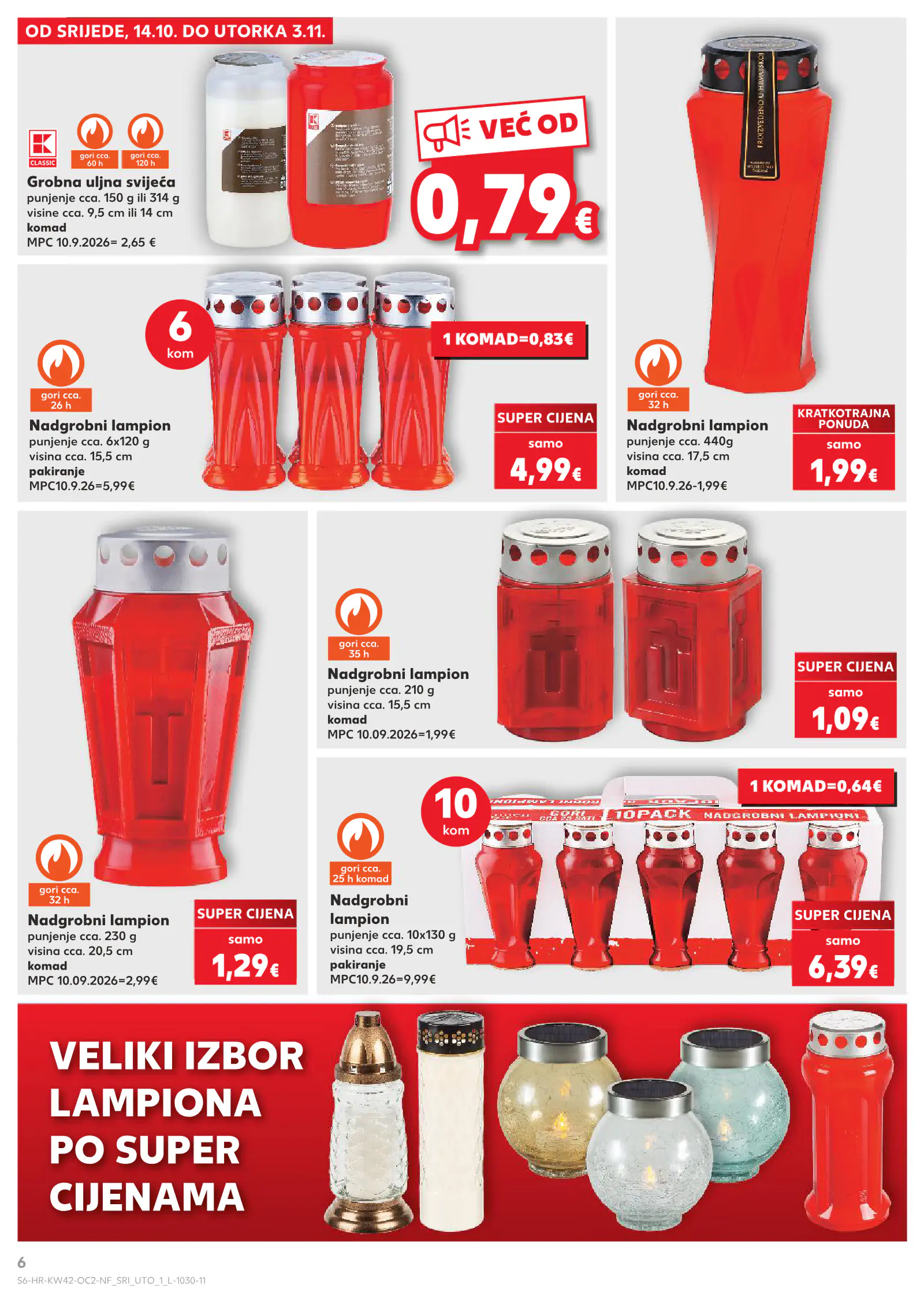 Kaufland Horvátország akciós újság (2), 6. oldal (okt. 14–20.)