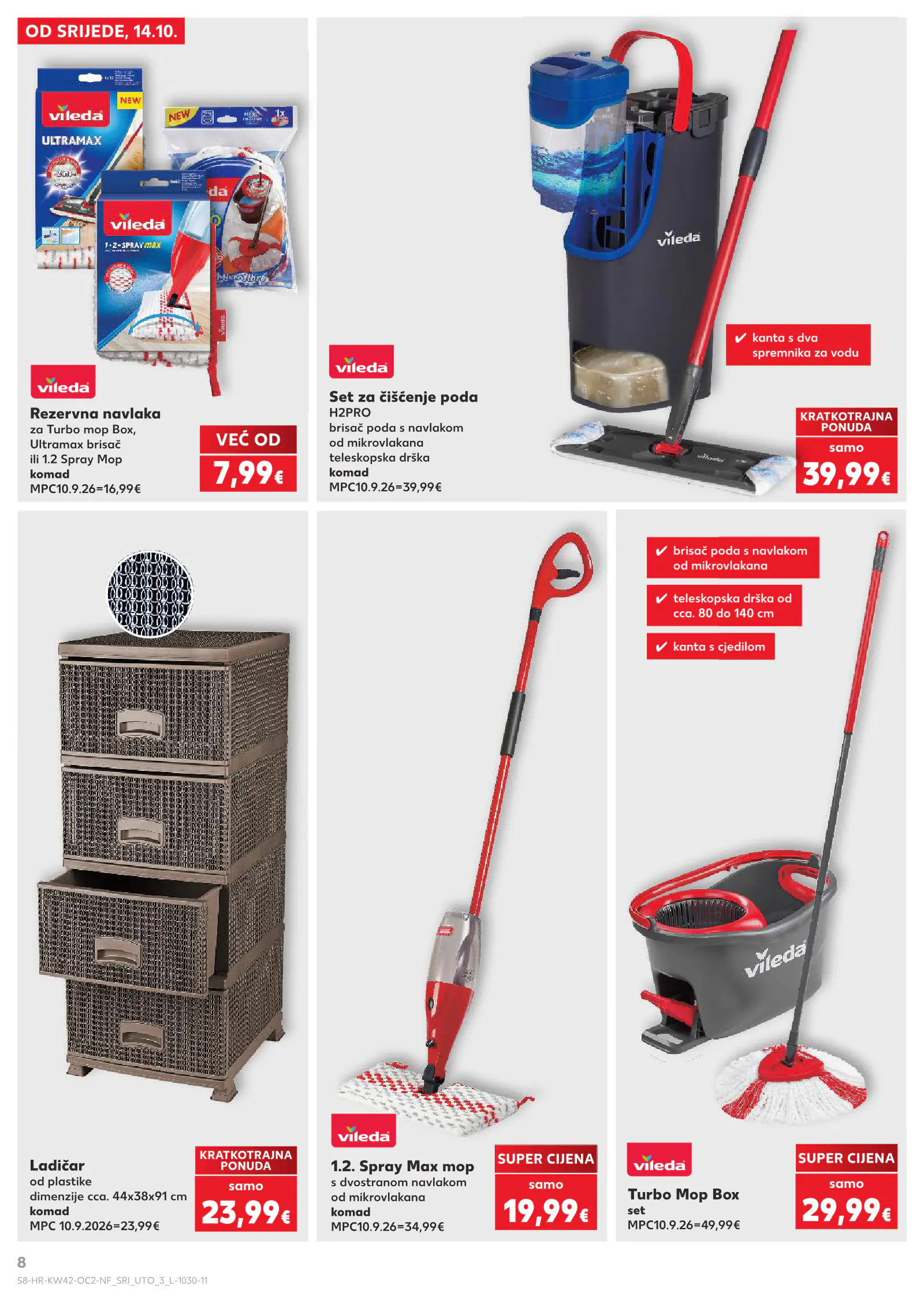 Kaufland Horvátország akciós újság (2), 8. oldal (okt. 14–20.)