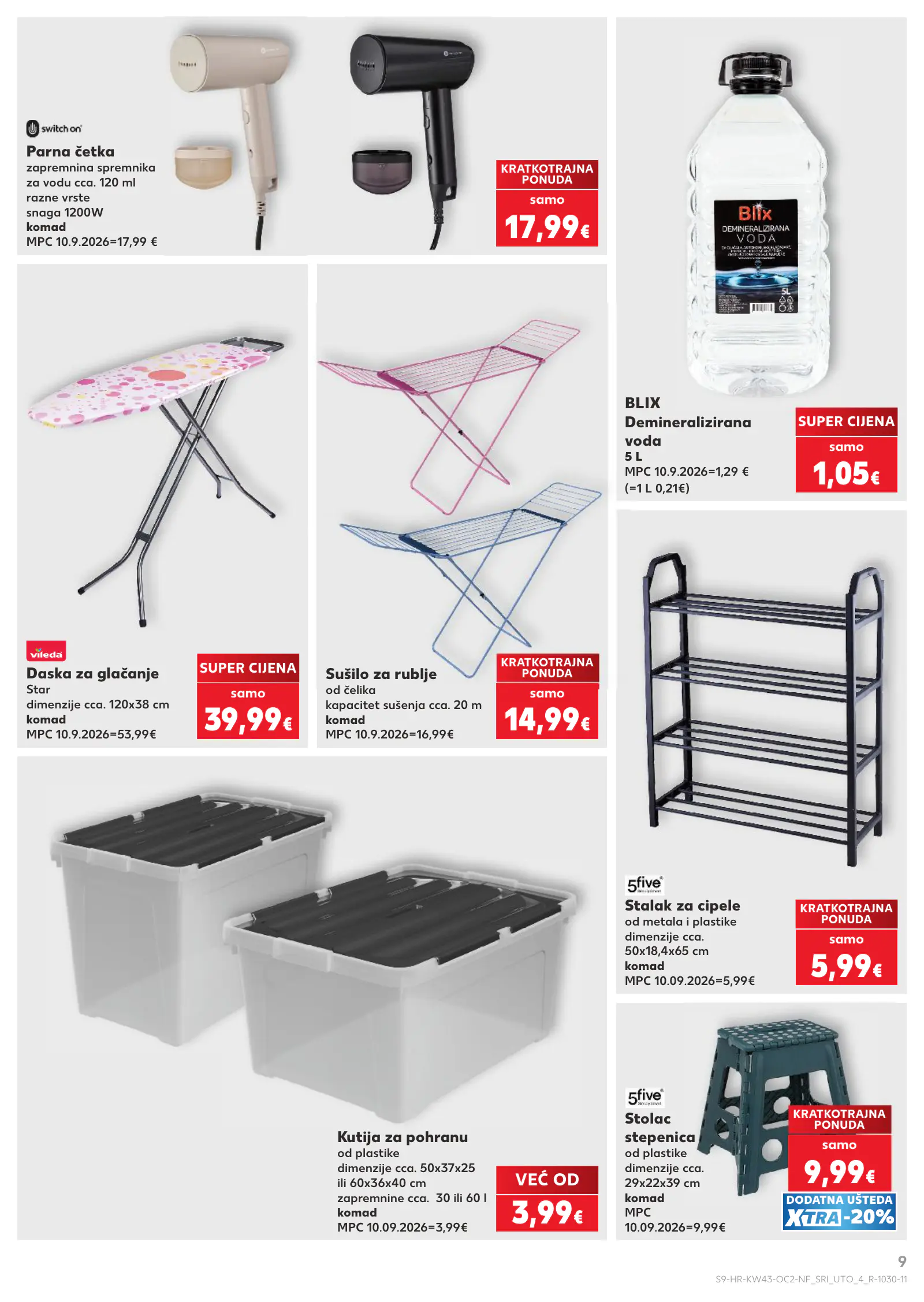 Kaufland Horvátország akciós újság (2), 9. oldal (okt. 21–27.)