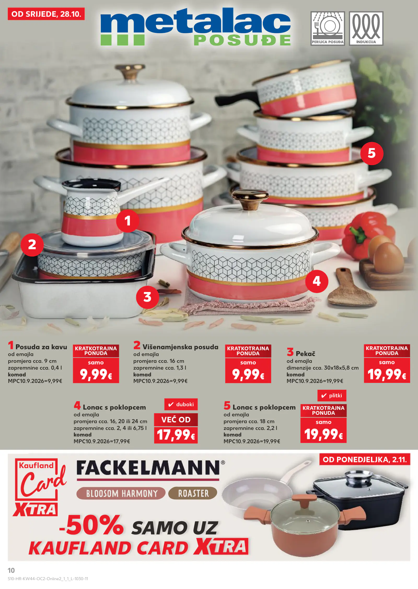 Kaufland Horvátország akciós újság (2), 10. oldal (okt. 28. – nov. 3.)