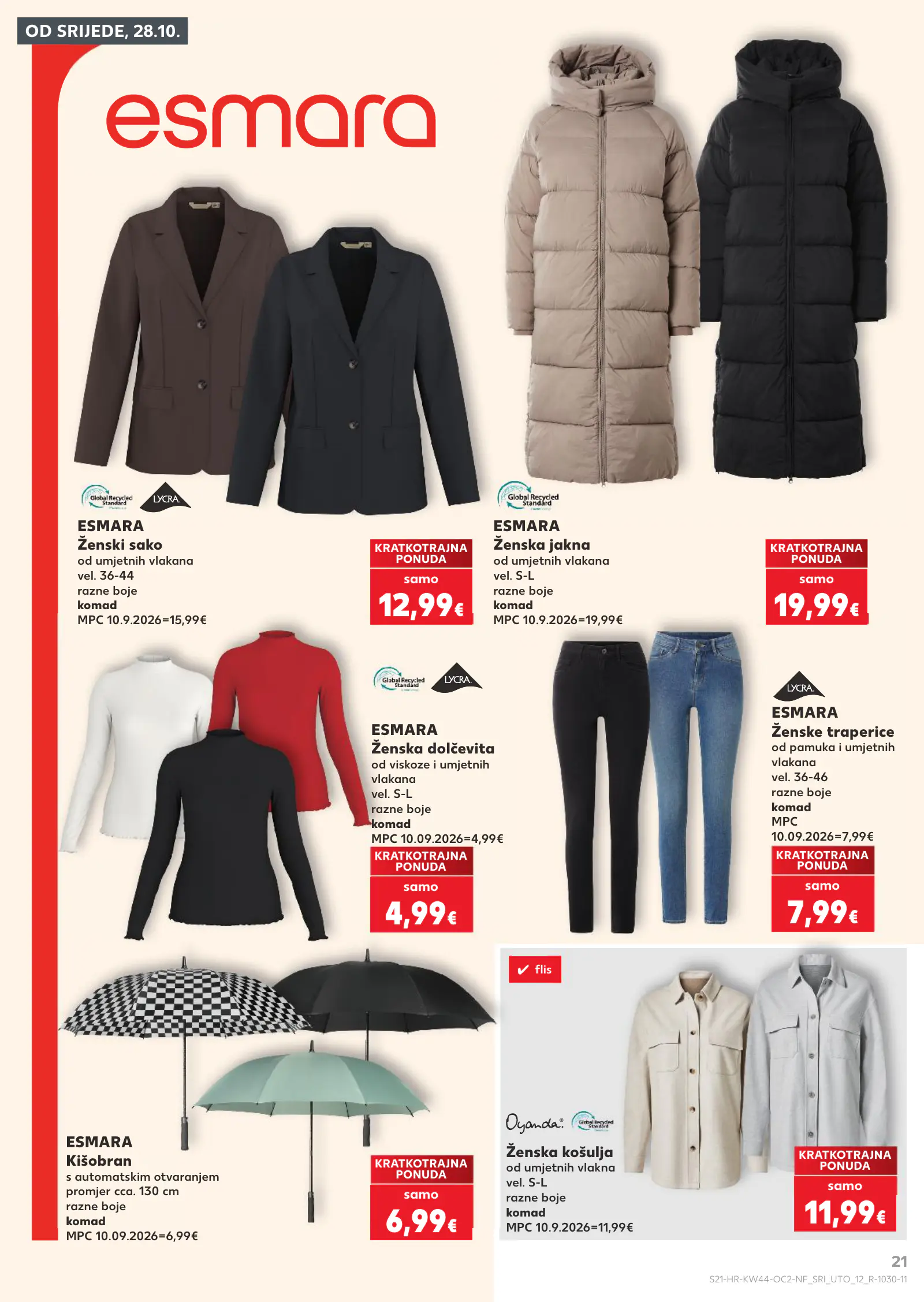 Kaufland Horvátország akciós újság (2), 21. oldal (okt. 28. – nov. 3.)