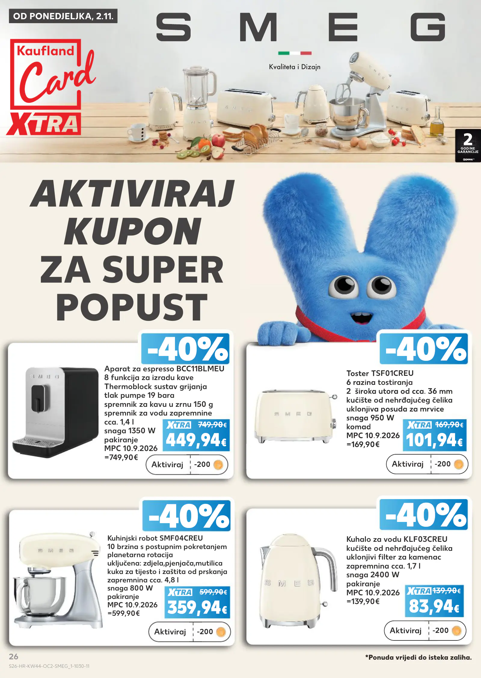 Kaufland Horvátország akciós újság (2), 26. oldal (okt. 28. – nov. 3.)