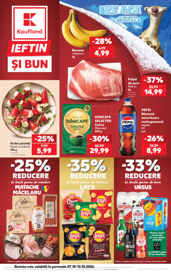 Kaufland Románia akciós újság – okt. 7–13.