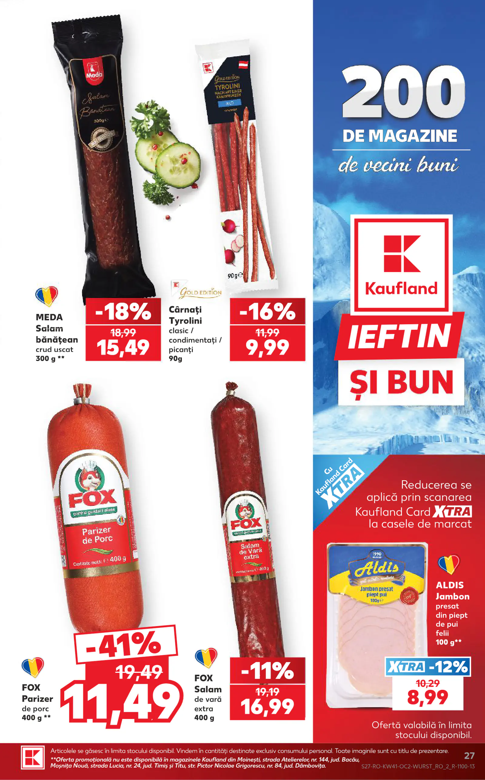 Kaufland Románia akciós újság (3), 27. oldal (okt. 7–13.)
