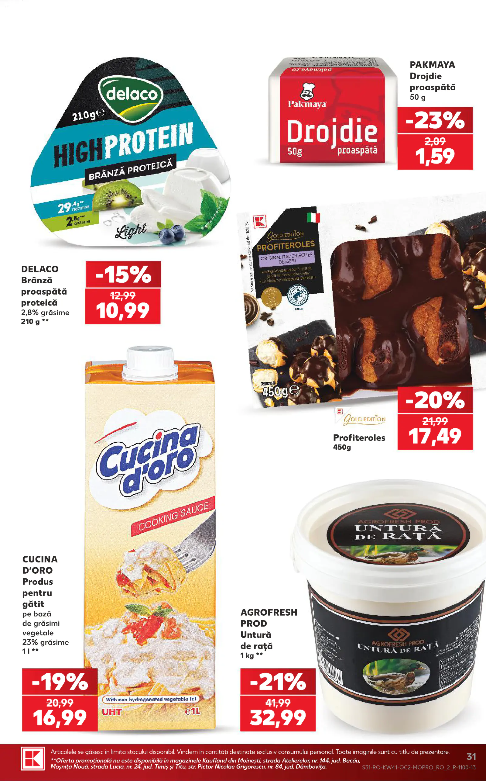 Kaufland Románia akciós újság (3), 31. oldal (okt. 7–13.)