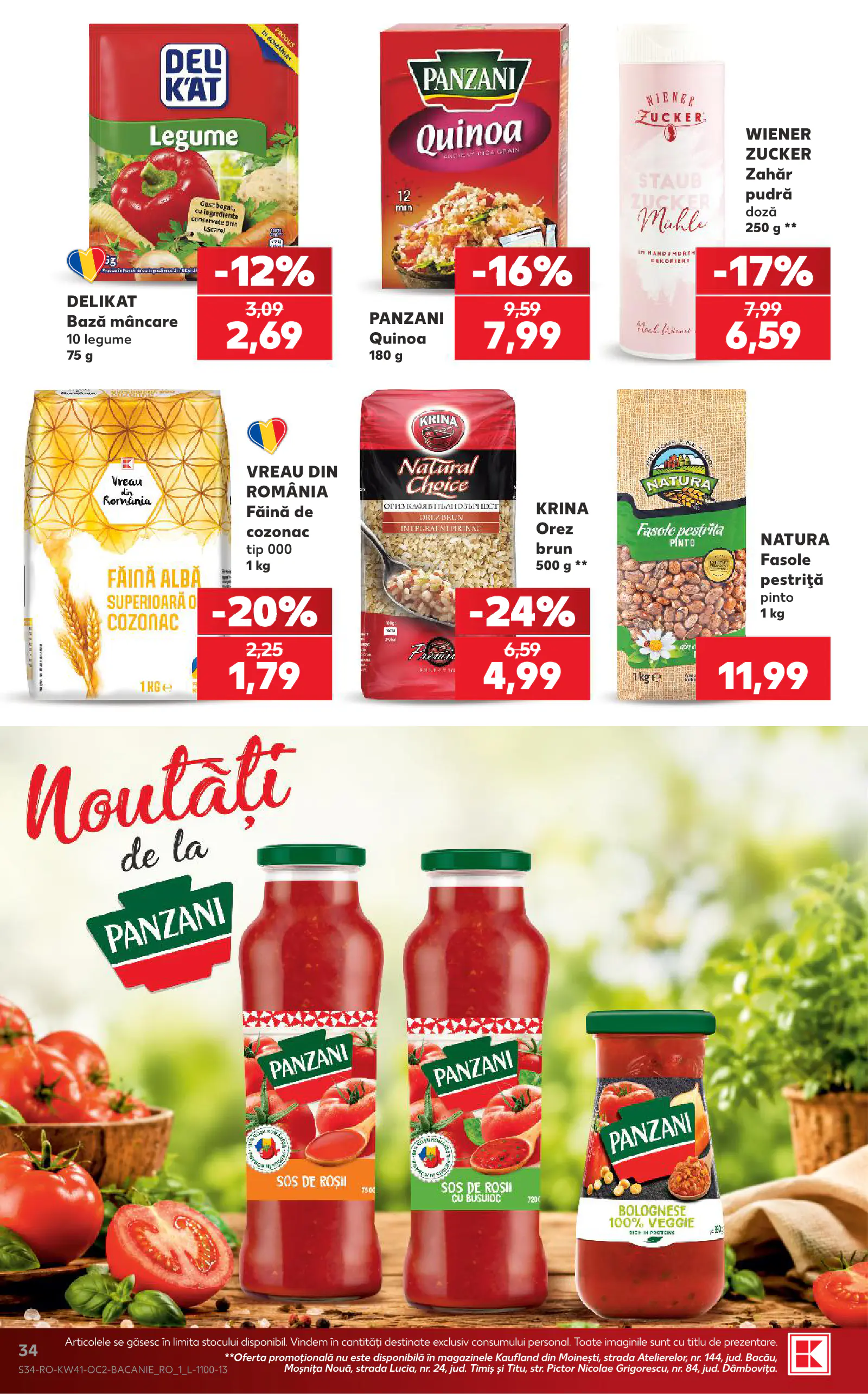 Kaufland Románia akciós újság (3), 34. oldal (okt. 7–13.)