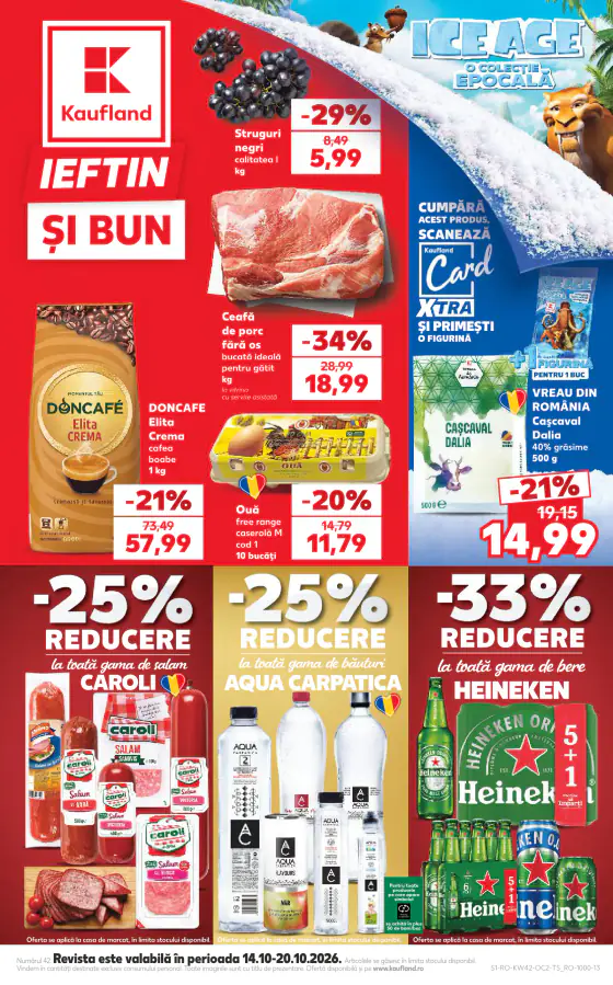 Kaufland Románia akciós újság – okt. 14–20.
