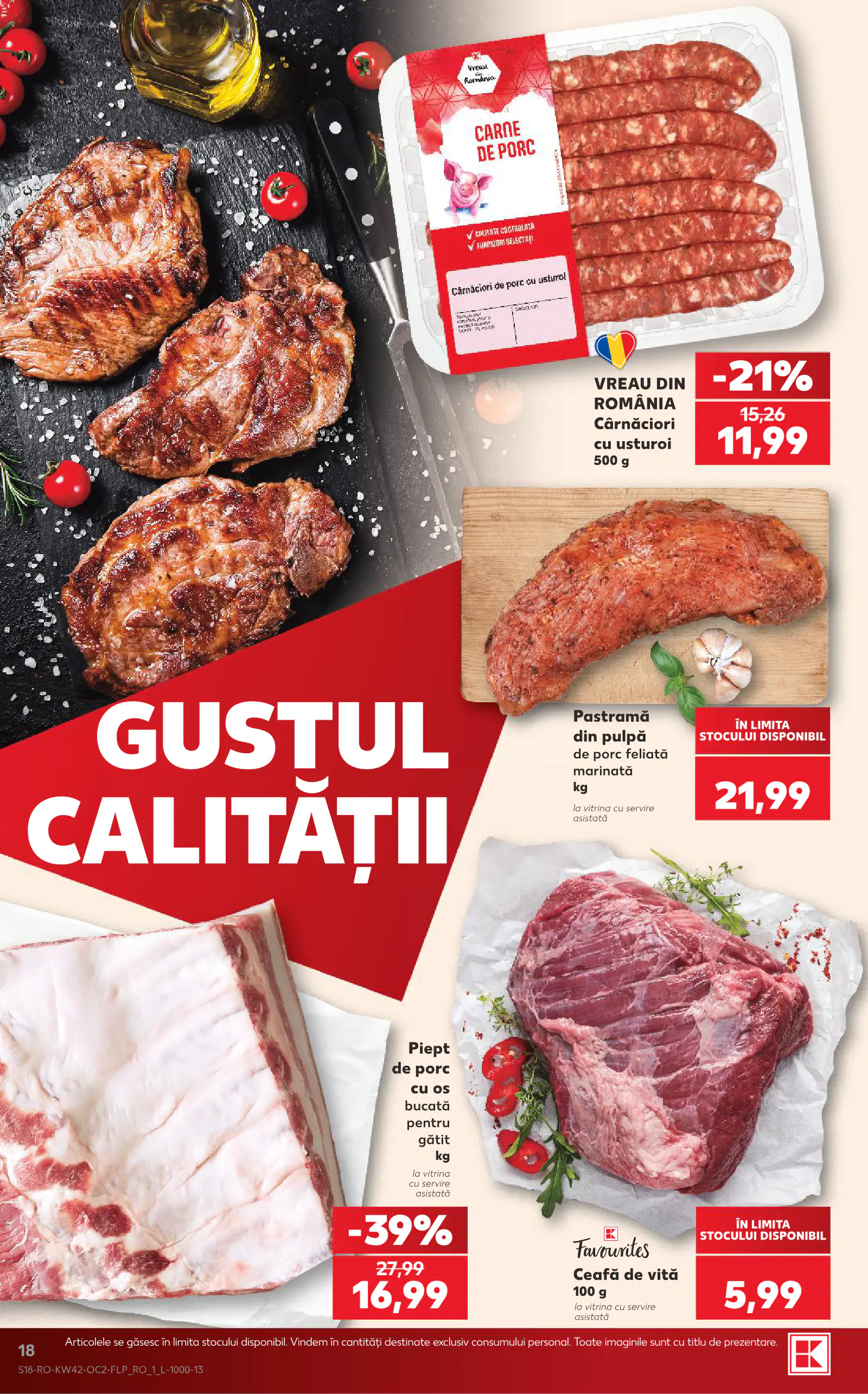 Kaufland Románia akciós újság (3), 18. oldal (okt. 14–20.)