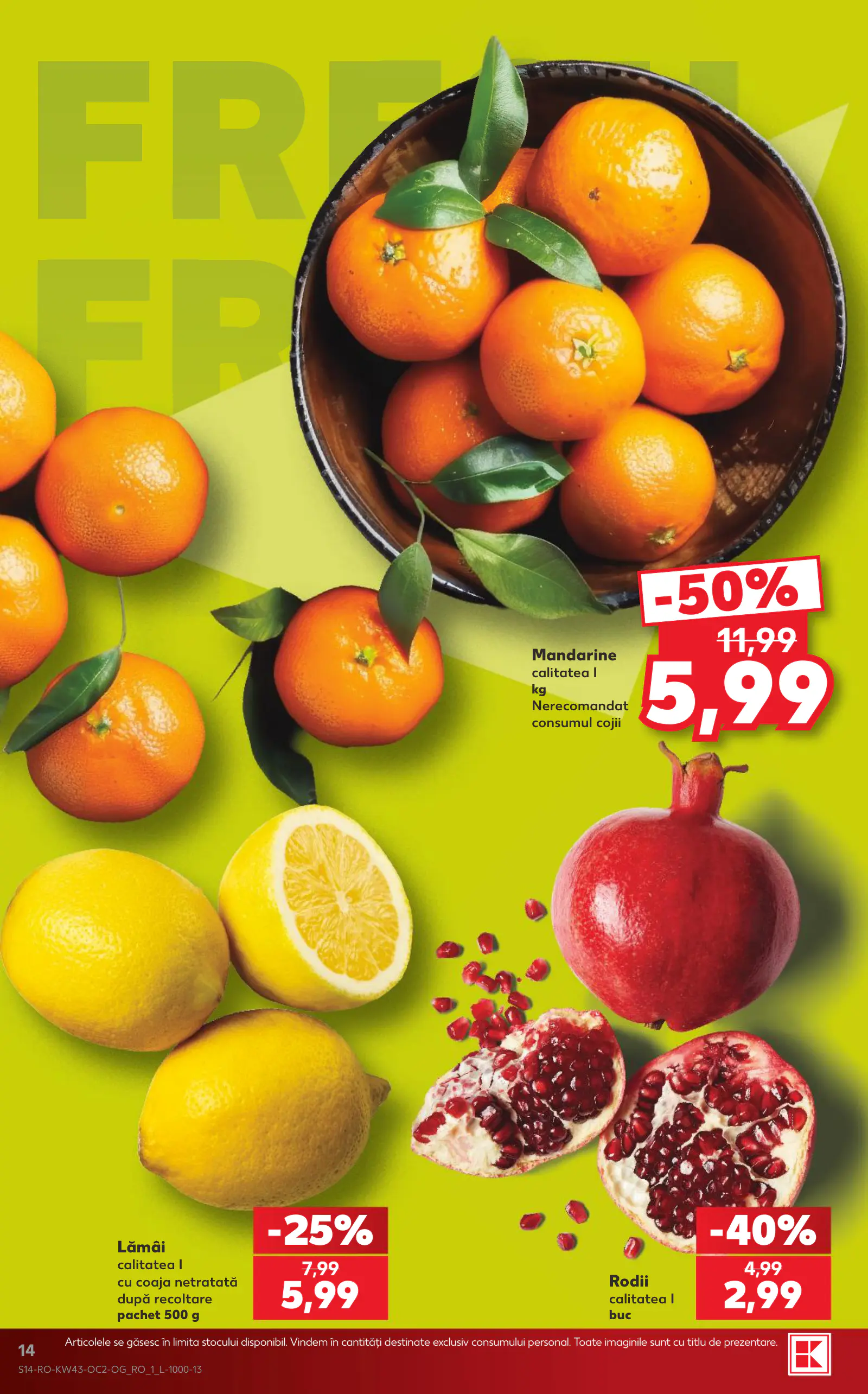 Kaufland Románia akciós újság, 14. oldal (okt. 21–27.)