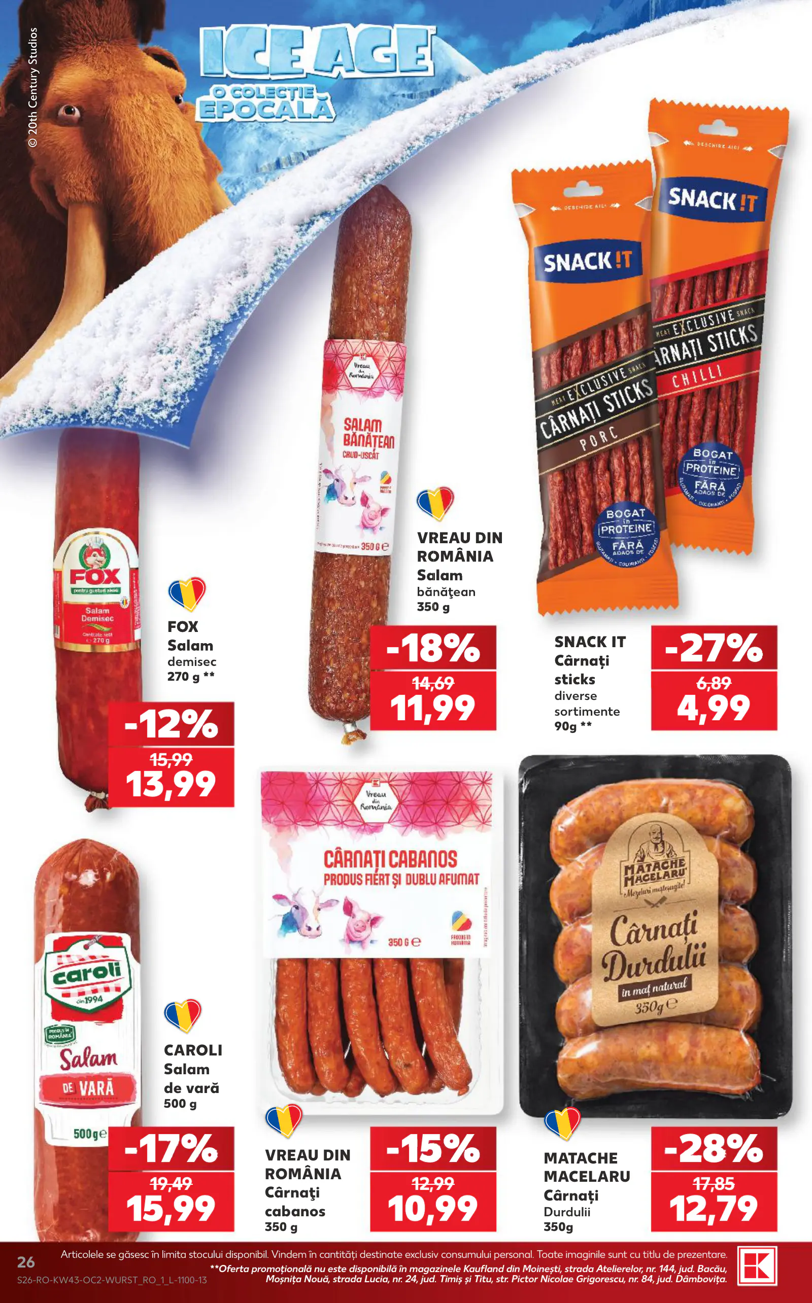 Kaufland Románia akciós újság, 26. oldal (okt. 21–27.)