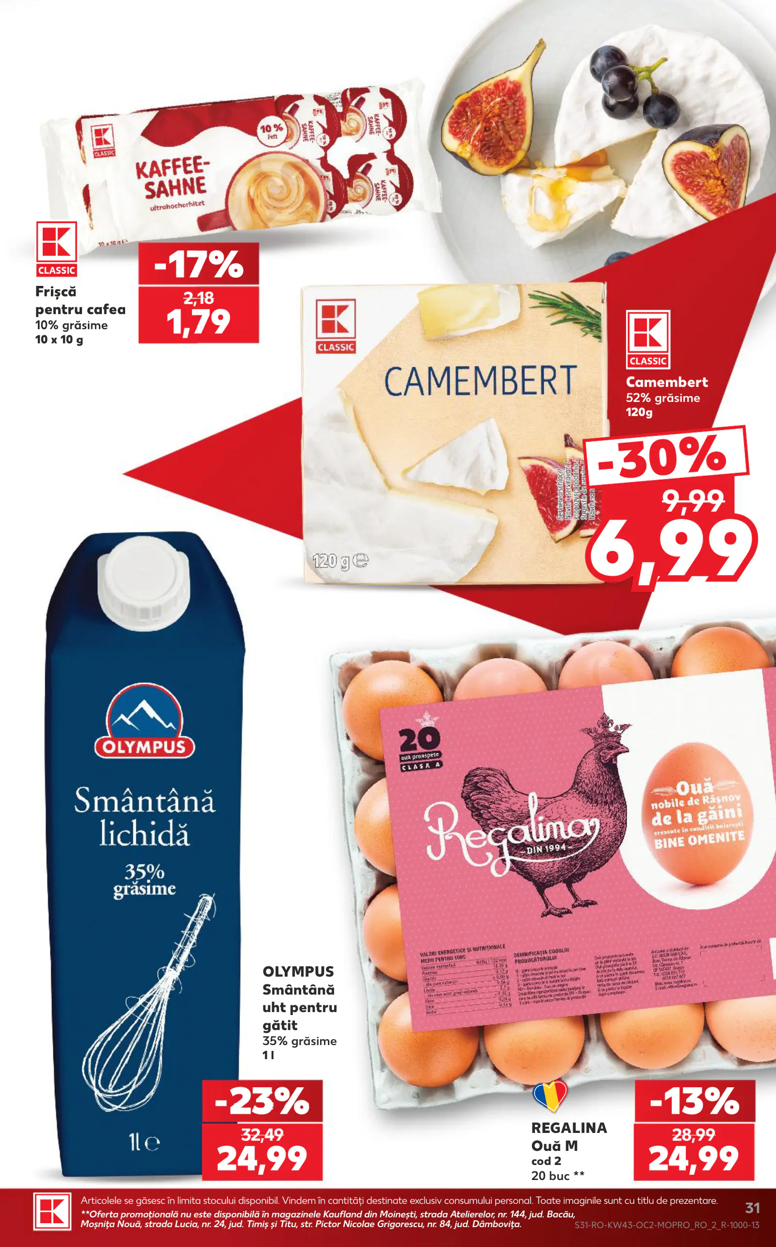 Kaufland Románia akciós újság, 31. oldal (okt. 21–27.)