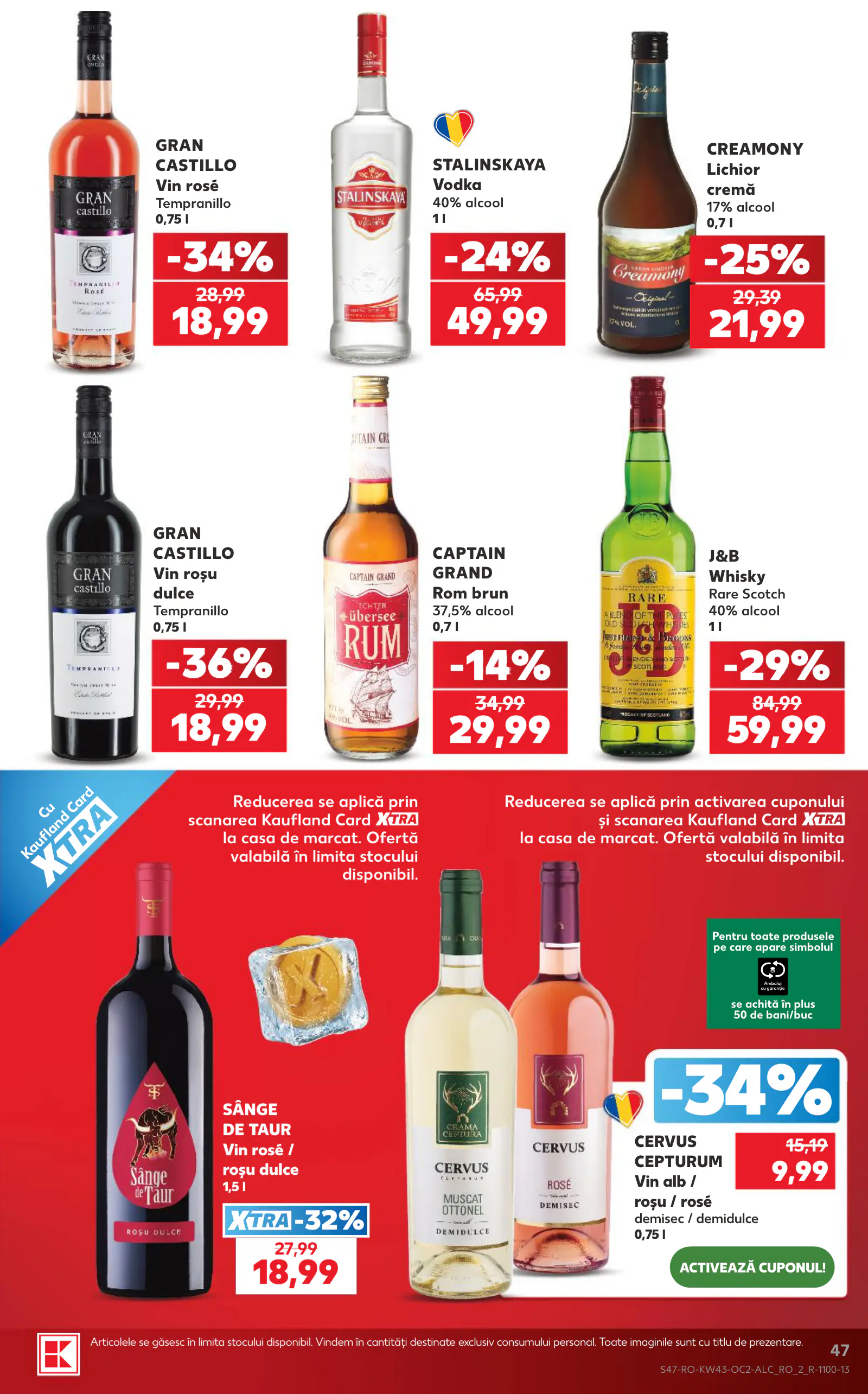 Kaufland Románia akciós újság, 47. oldal (okt. 21–27.)