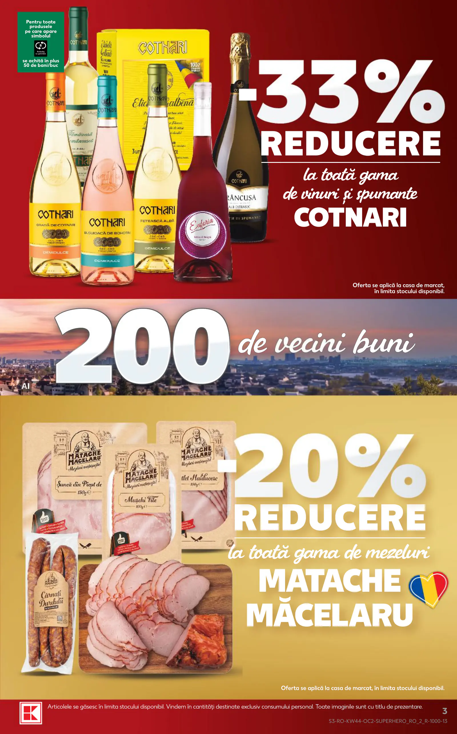 Kaufland Románia akciós újság, 3. oldal (okt. 28. – nov. 3.)