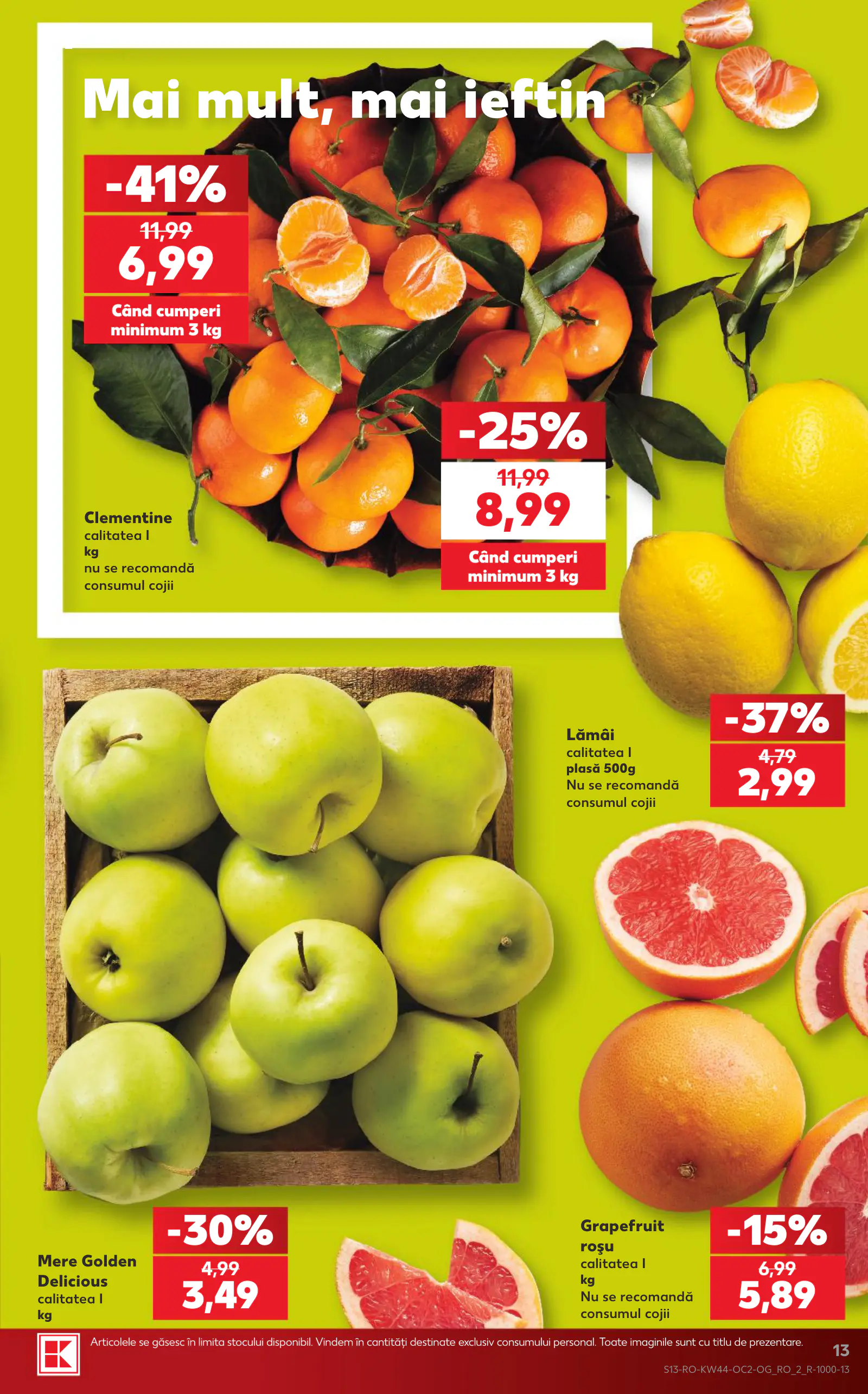 Kaufland Románia akciós újság, 13. oldal (okt. 28. – nov. 3.)