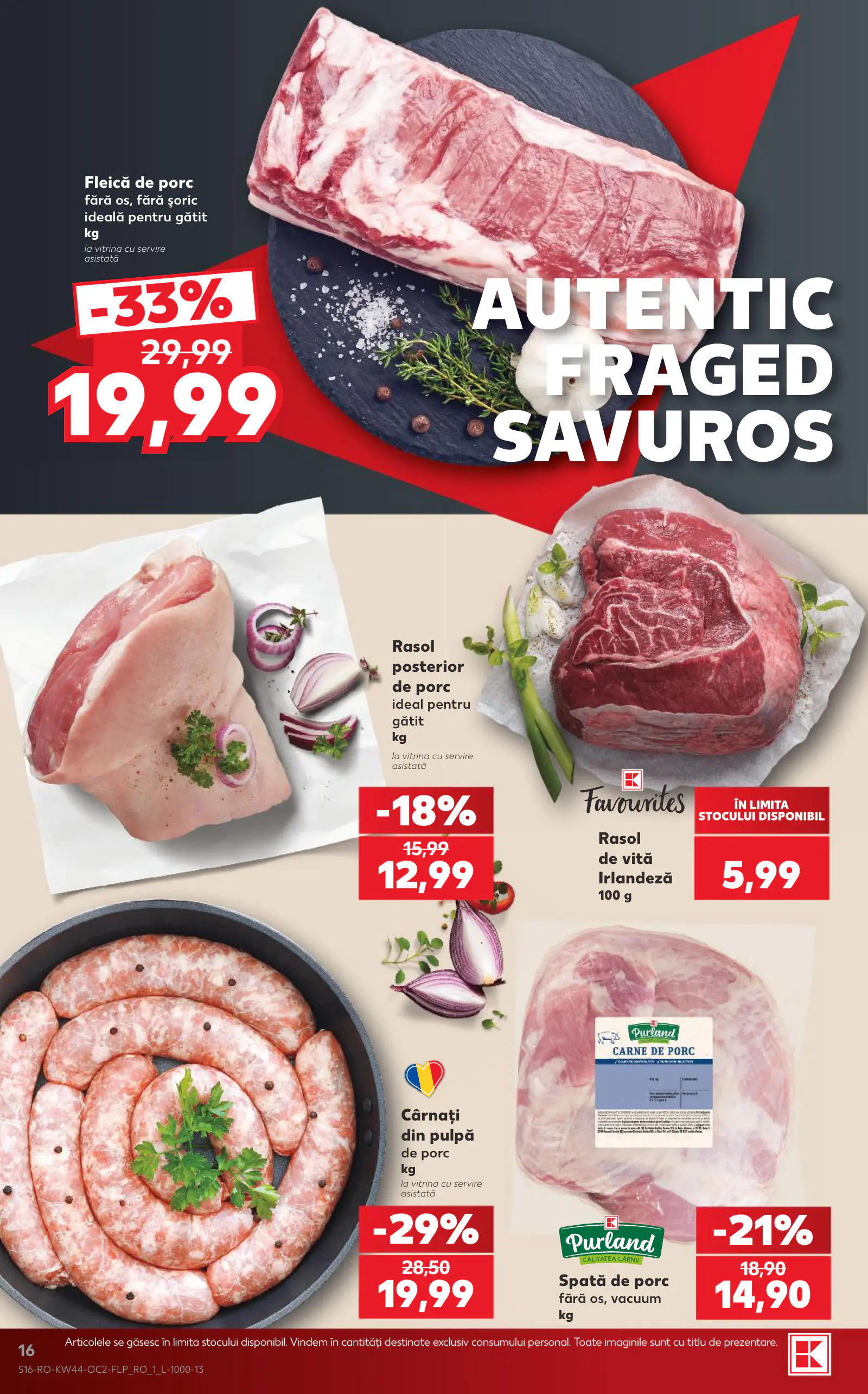 Kaufland Románia akciós újság, 16. oldal (okt. 28. – nov. 3.)