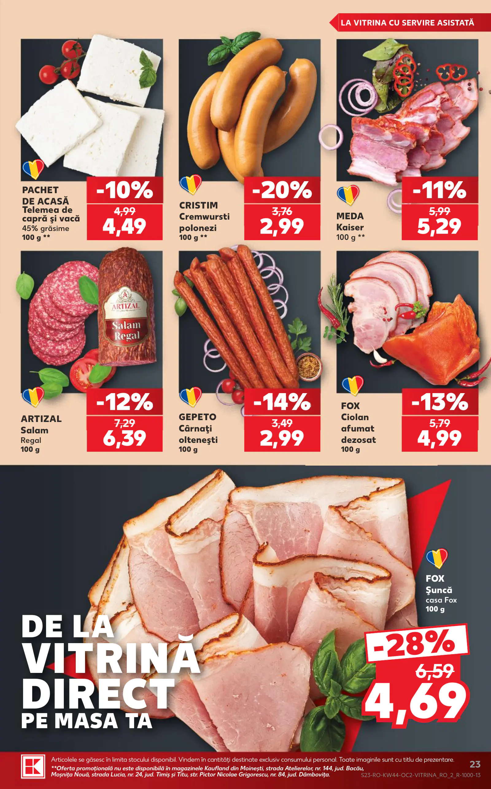 Kaufland Románia akciós újság, 23. oldal (okt. 28. – nov. 3.)