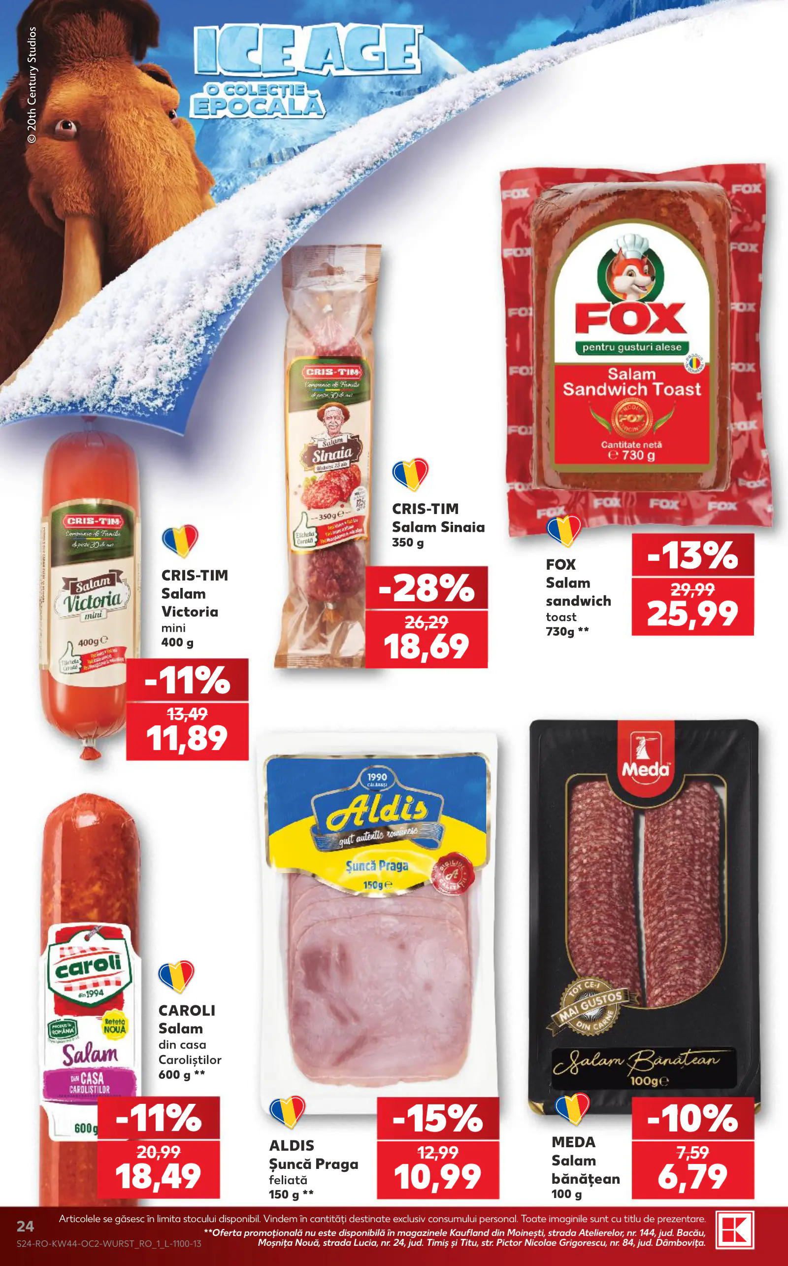 Kaufland Románia akciós újság, 24. oldal (okt. 28. – nov. 3.)