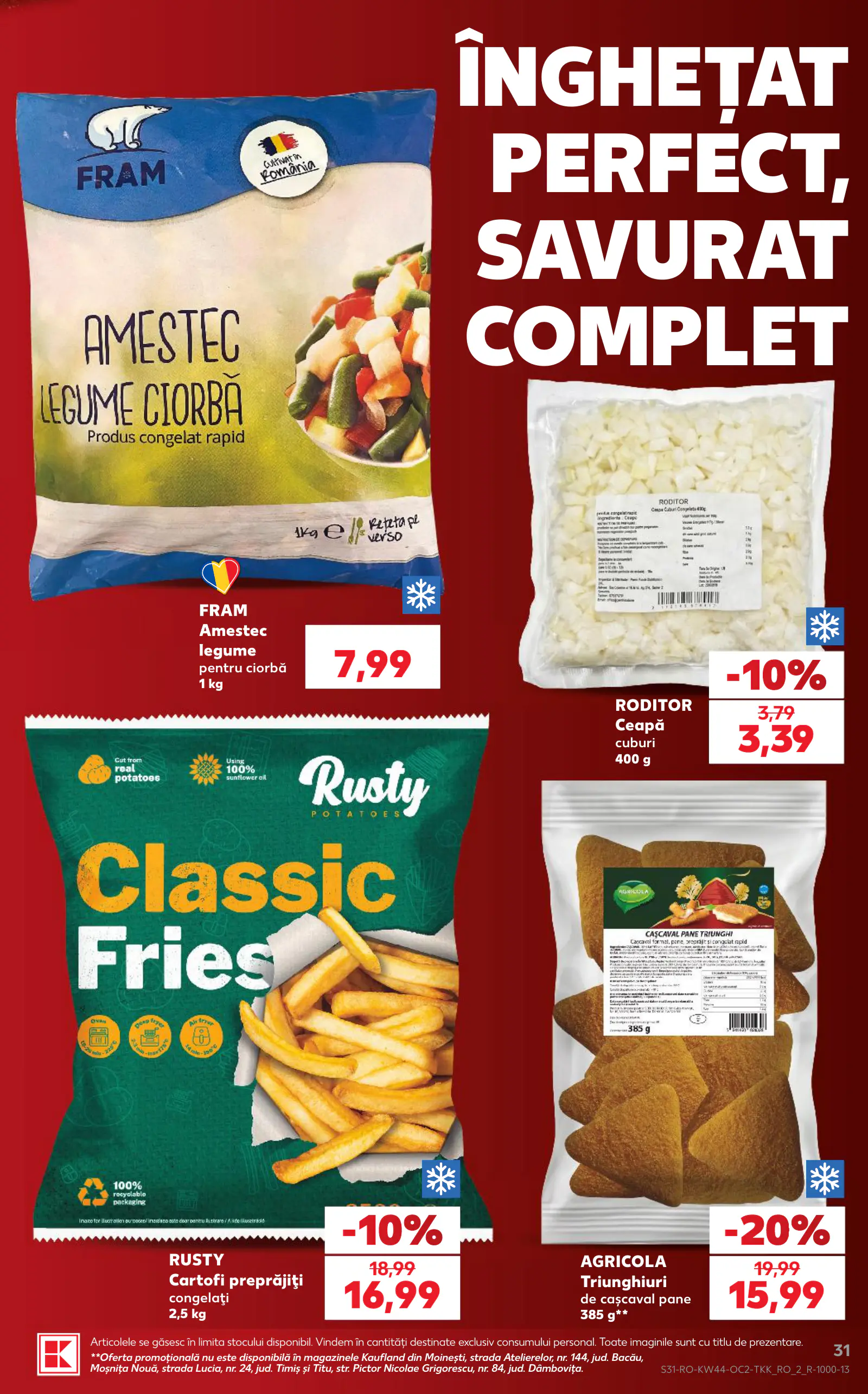 Kaufland Románia akciós újság, 31. oldal (okt. 28. – nov. 3.)