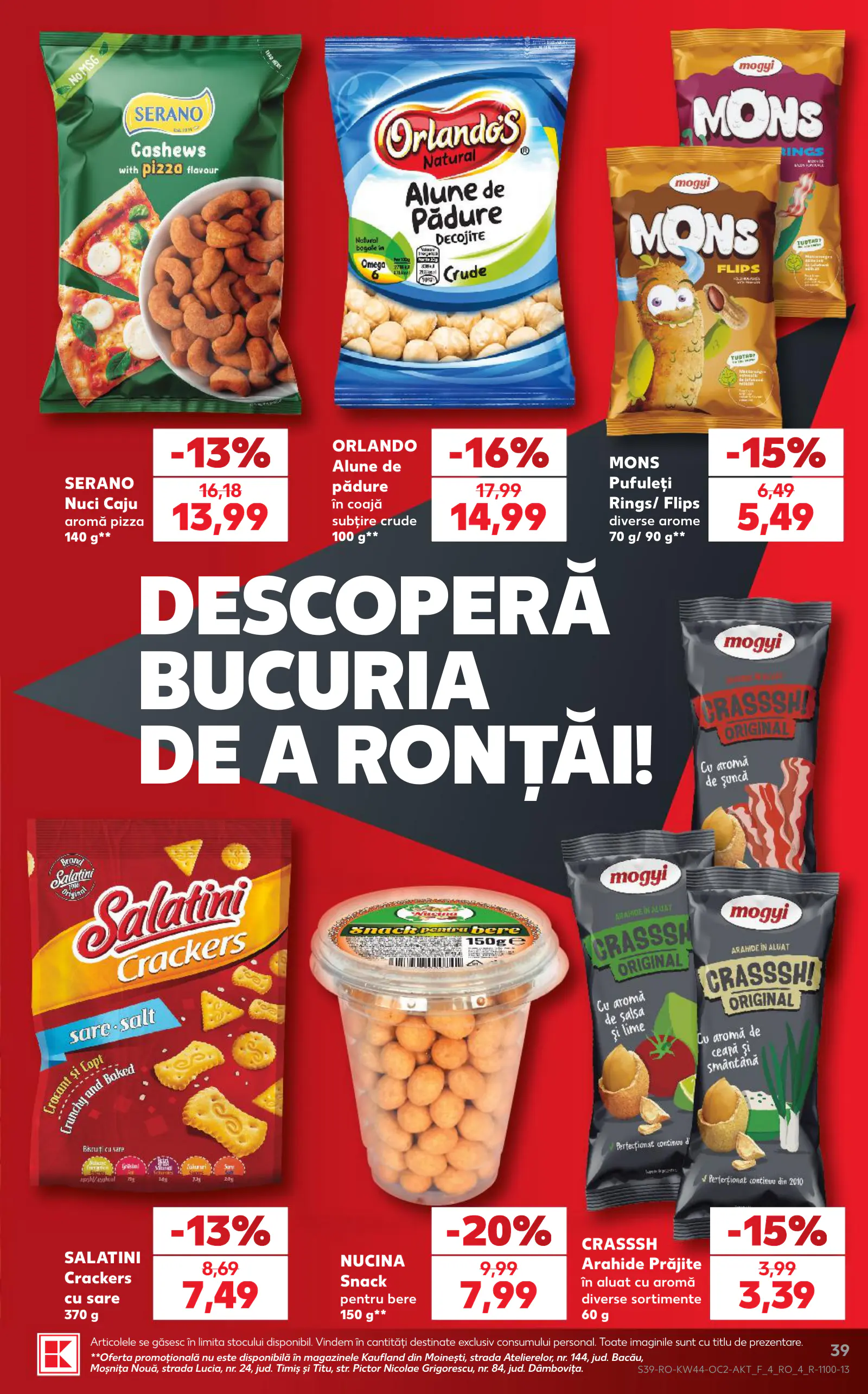 Kaufland Románia akciós újság, 39. oldal (okt. 28. – nov. 3.)