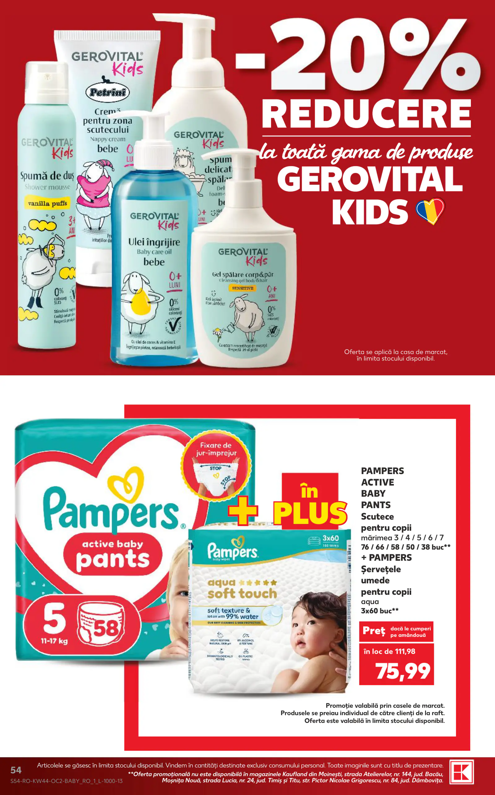 Kaufland Románia akciós újság, 54. oldal (okt. 28. – nov. 3.)