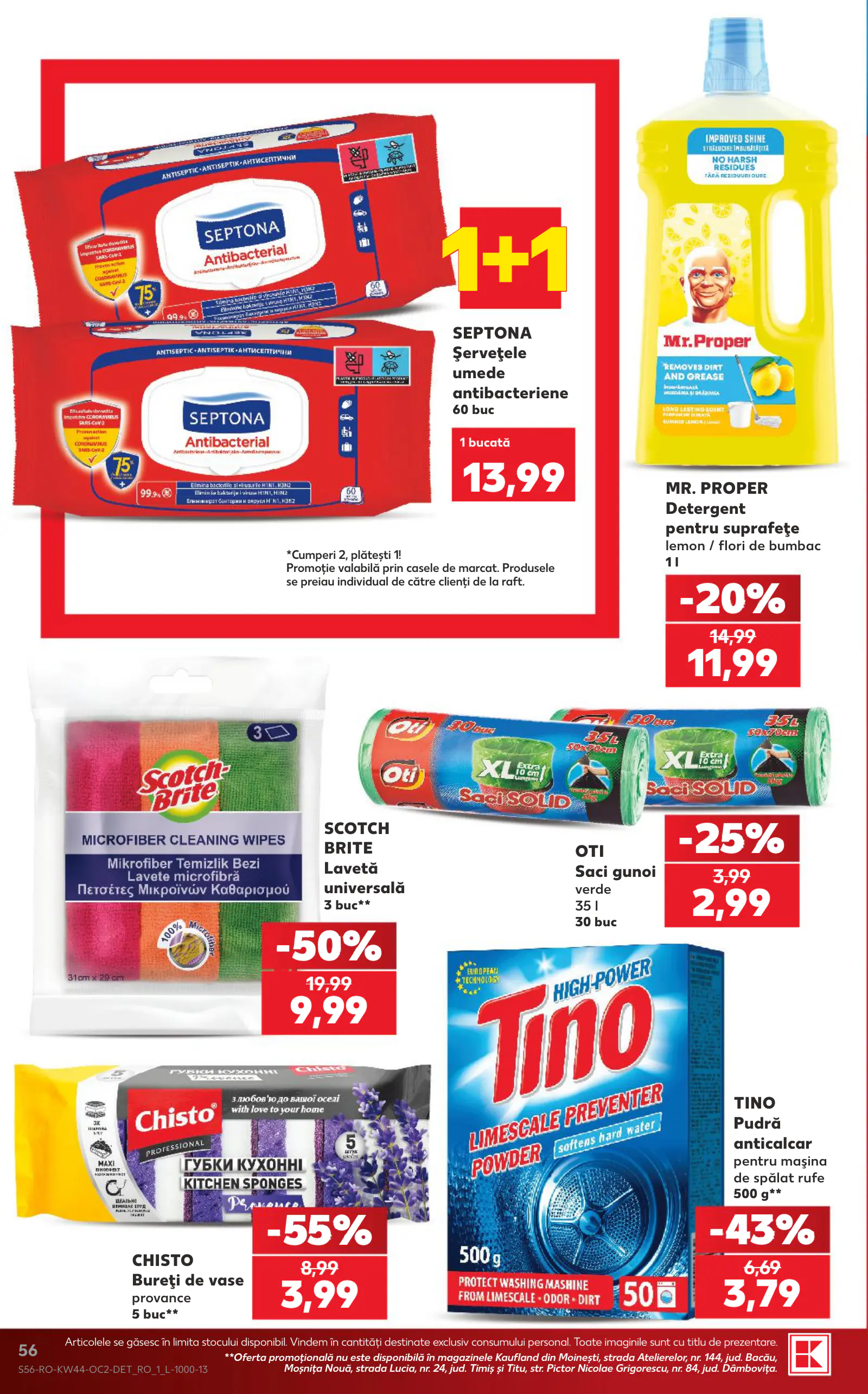 Kaufland Románia akciós újság, 56. oldal (okt. 28. – nov. 3.)